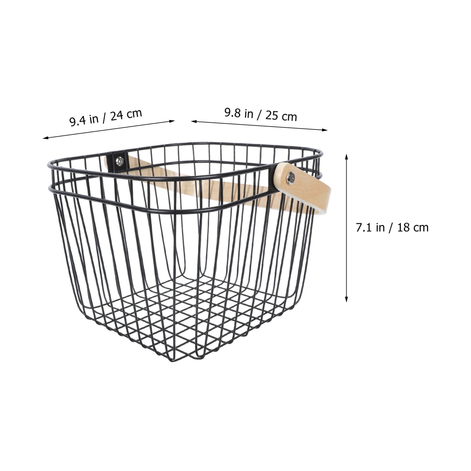1pc Creative Iron Fruit Basket - Large Capacity Storage Basket for Fruits, Snacks, Bread & Food | Durable Home Storage Container for Kitchen, Dining Room & Pantry Organization