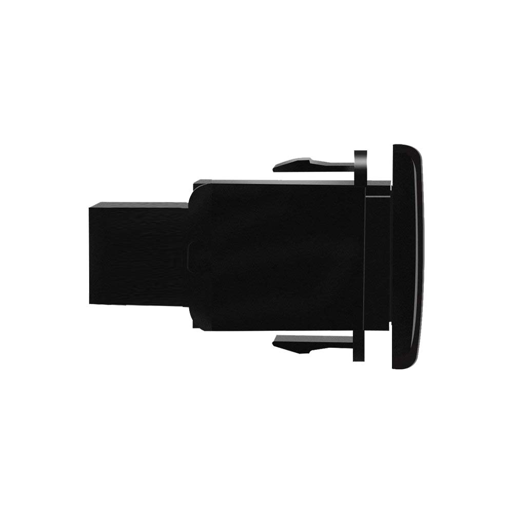 High-Quality AIR Compressor Symbol Backlit Switch - Modern Push Button for Toyota (Blue/White, 1.28x0.87in) - Perfect for Car Dashboard & Interior Lighting Upgrade