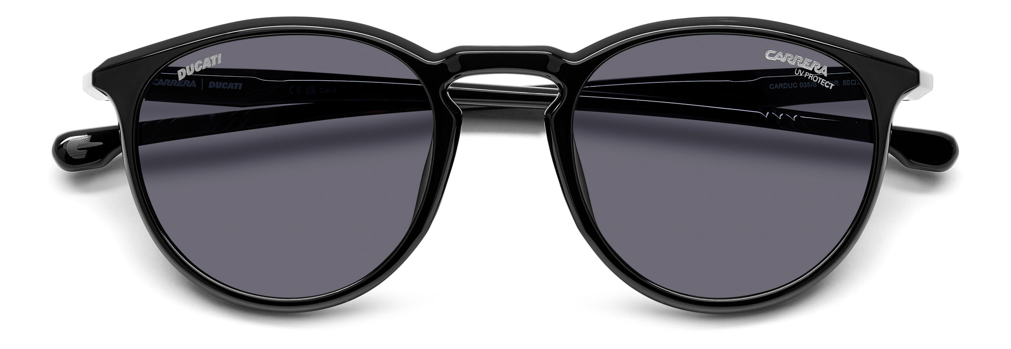 Ducati Carrera CARDUC 035/S Sunglasses - Polarized Motorcycle Riding Glasses for Men & Women - UV Protection for Cycling, Driving, Outdoor Sports & Adventure Activities