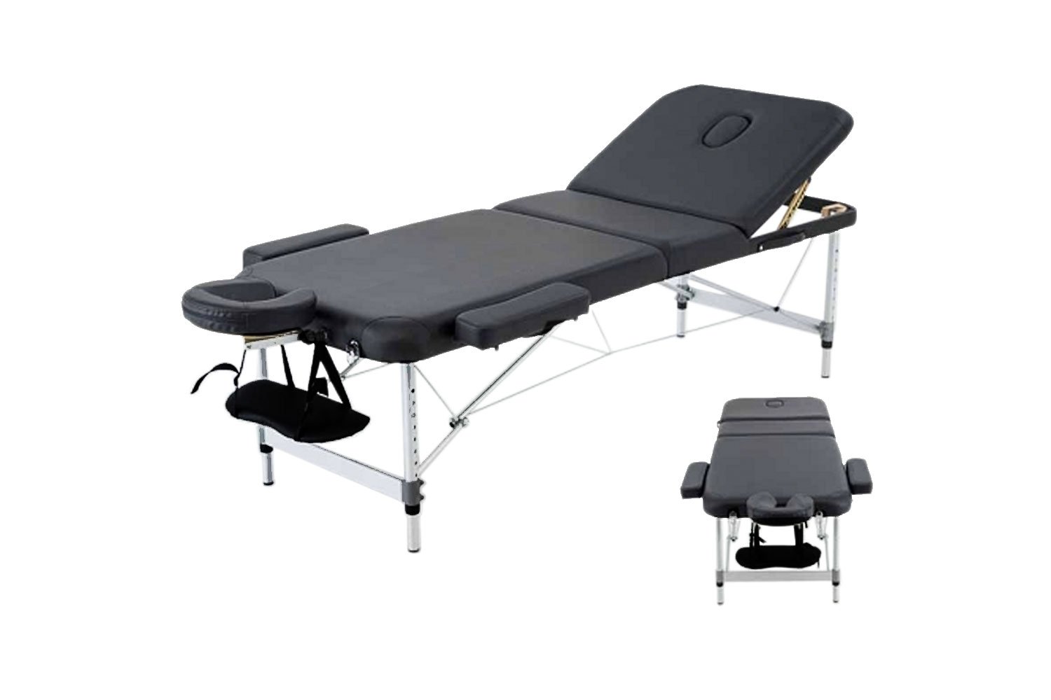 Portable 3-Section Aluminum Massage Table 84