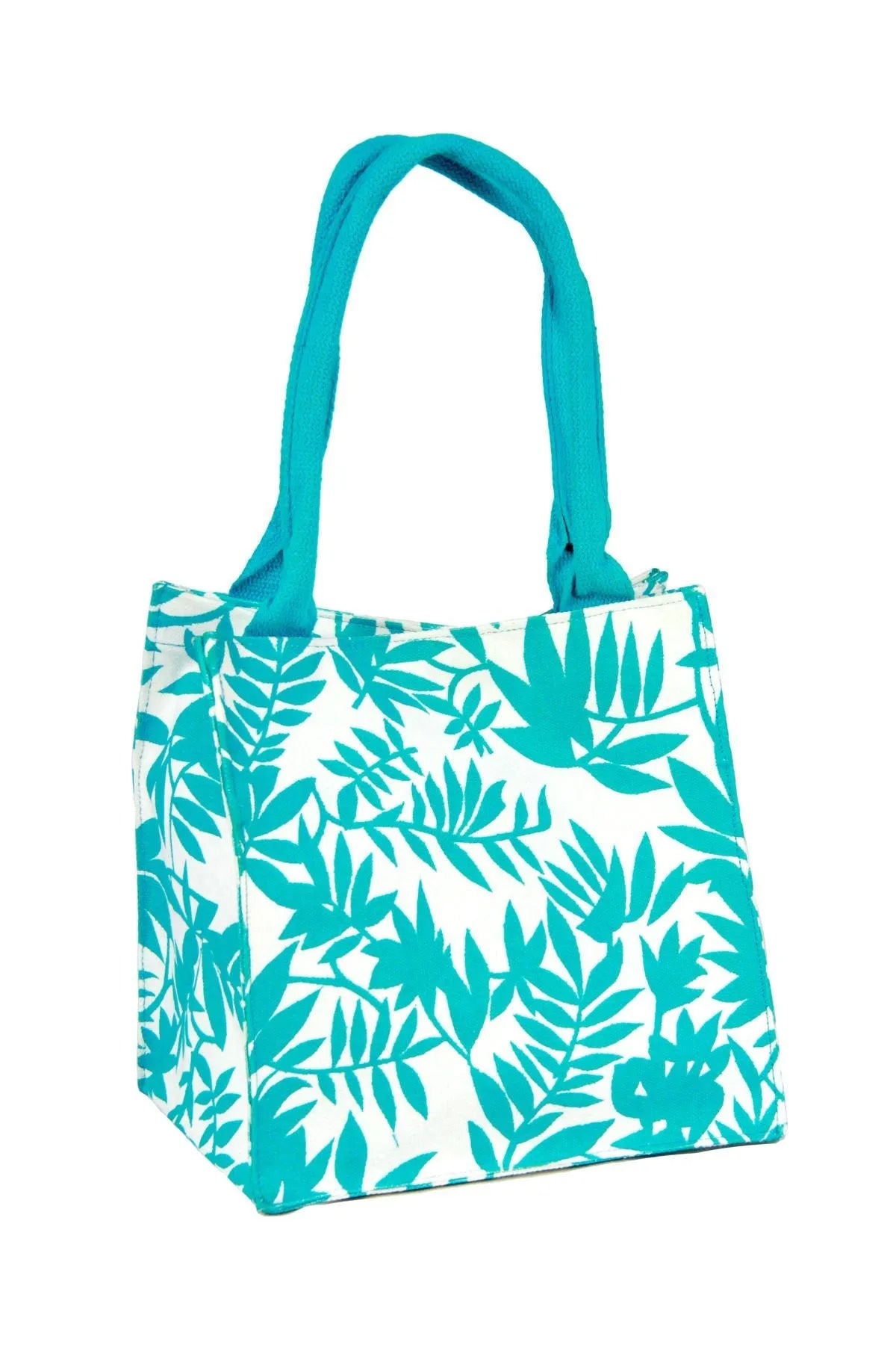 Eco-Friendly Insulated Tropical Leaf Lunch Bag for Work, School & Picnic - Reusable & Leak-Proof Cooler Tote for Adults & Kids