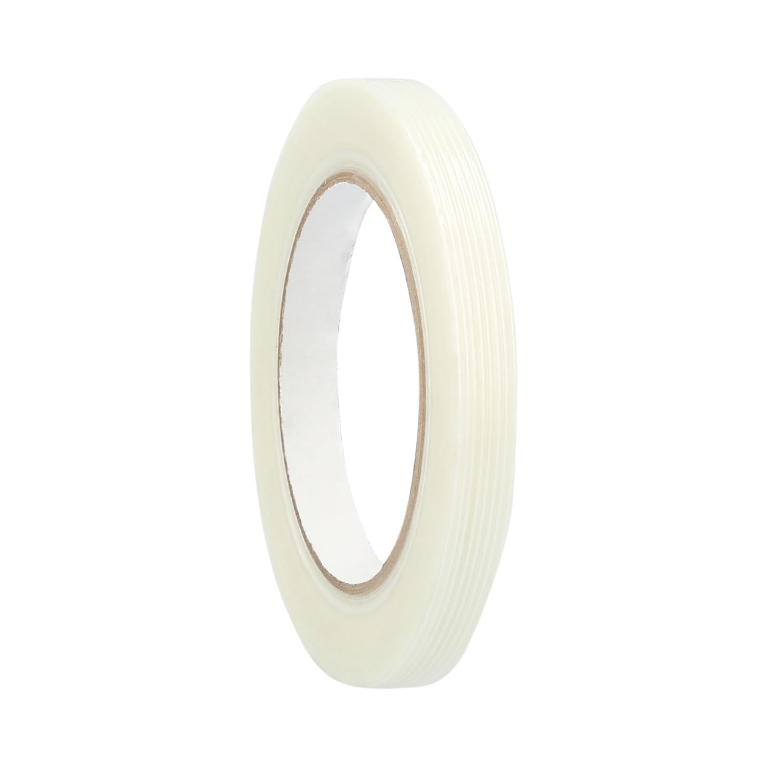 PSBM Heavy Duty Fiberglass Reinforced Tape - 1/2 Inch x 60 Yards, 72 Pack Clear Filament Strapping Tape for Shipping, Packaging & Industrial Use | Extreme Strength Adhesive for Box Sealing & Repairs