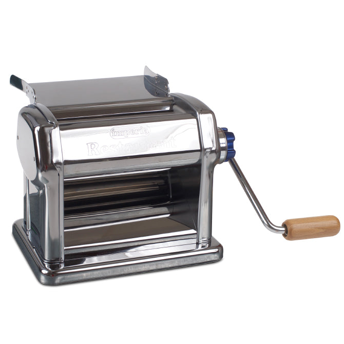 Imperia Manual Pasta Maker - Stainless Steel Pasta Machine for Homemade Noodles, Lasagna & Ravioli | Perfect for Italian Cooking, Restaurant Style Pasta & Family Dinners