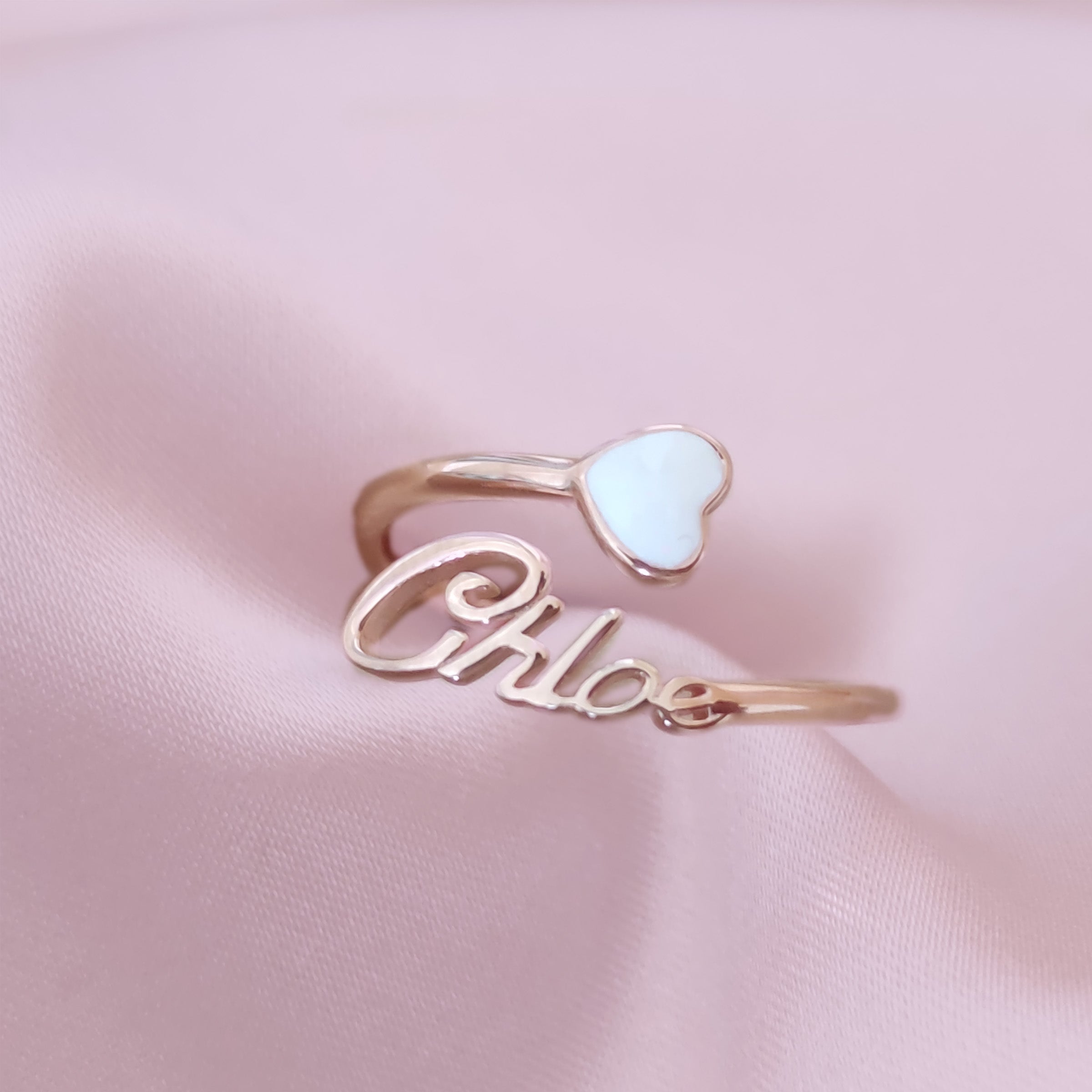 Evermine Personalized Breastmilk Ring - Custom Name Ring for Moms, Unique Baby Gift - Perfect for Mother's Day, Baby Showers & Breastfeeding Mementos