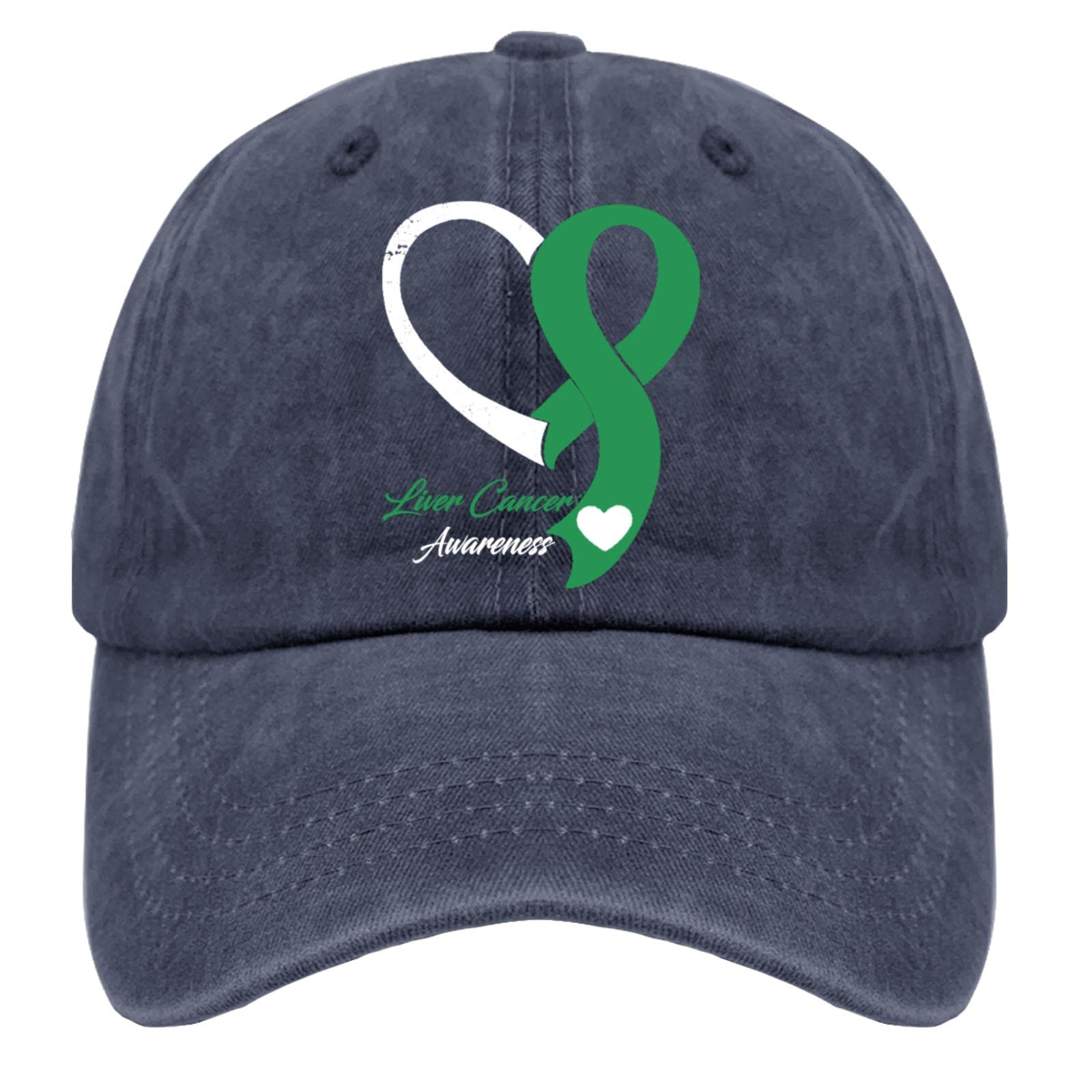 ONST Liver Cancer Awareness Snapback Trucker Hat for Men - Adjustable Dad Cap with Plain Design - Perfect for Support Events, Casual Wear & Outdoor Activities