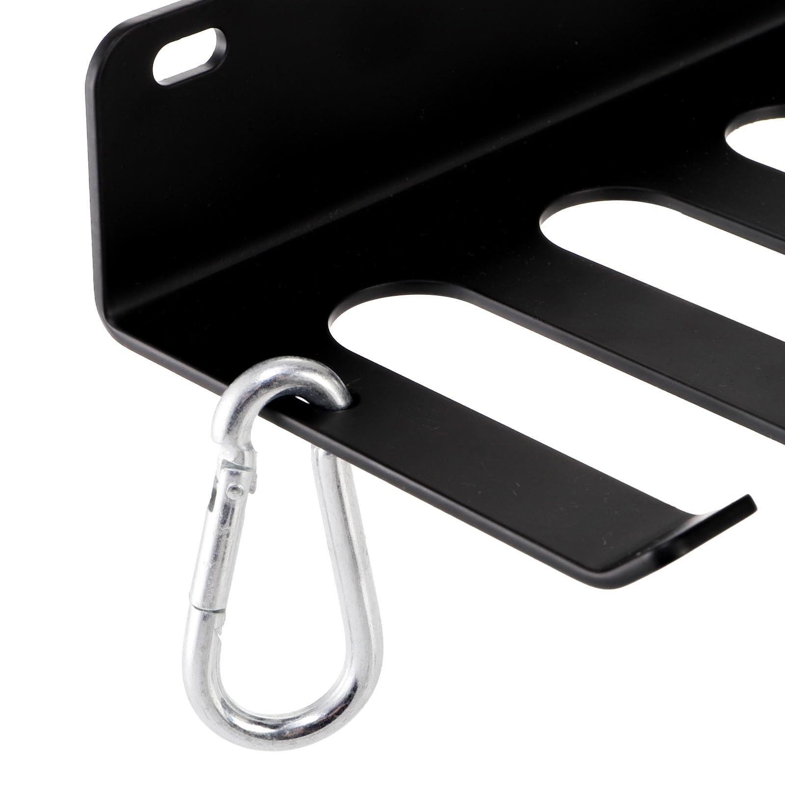 Tebery 9-Hook Wall Mount Gym Storage Rack - Heavy Duty Metal Fitness Equipment Organizer for Exercise Bands, Jump Ropes, Barbells & Lifting Belts - Perfect for Home Gym, Garage & Workout Room Organization