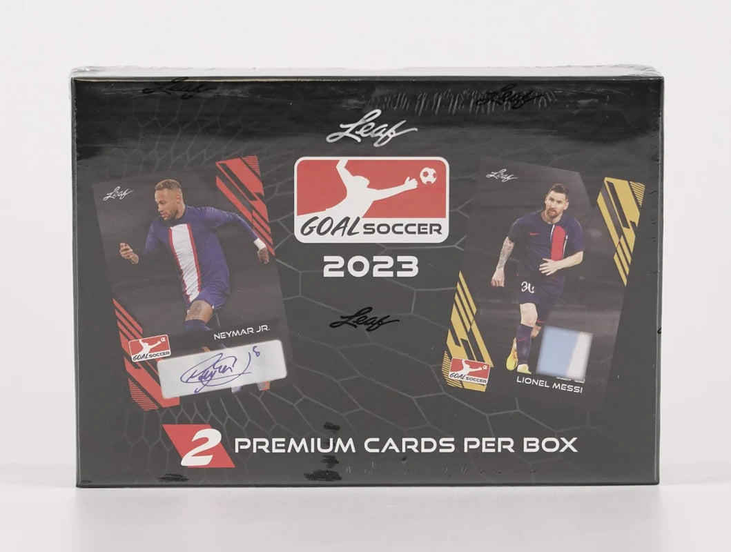 2023 Leaf Goal Soccer Box - Premium Collectible Soccer Trading Cards for Fans & Players - Perfect for Gifts, Trading, and Game Day Excitement
