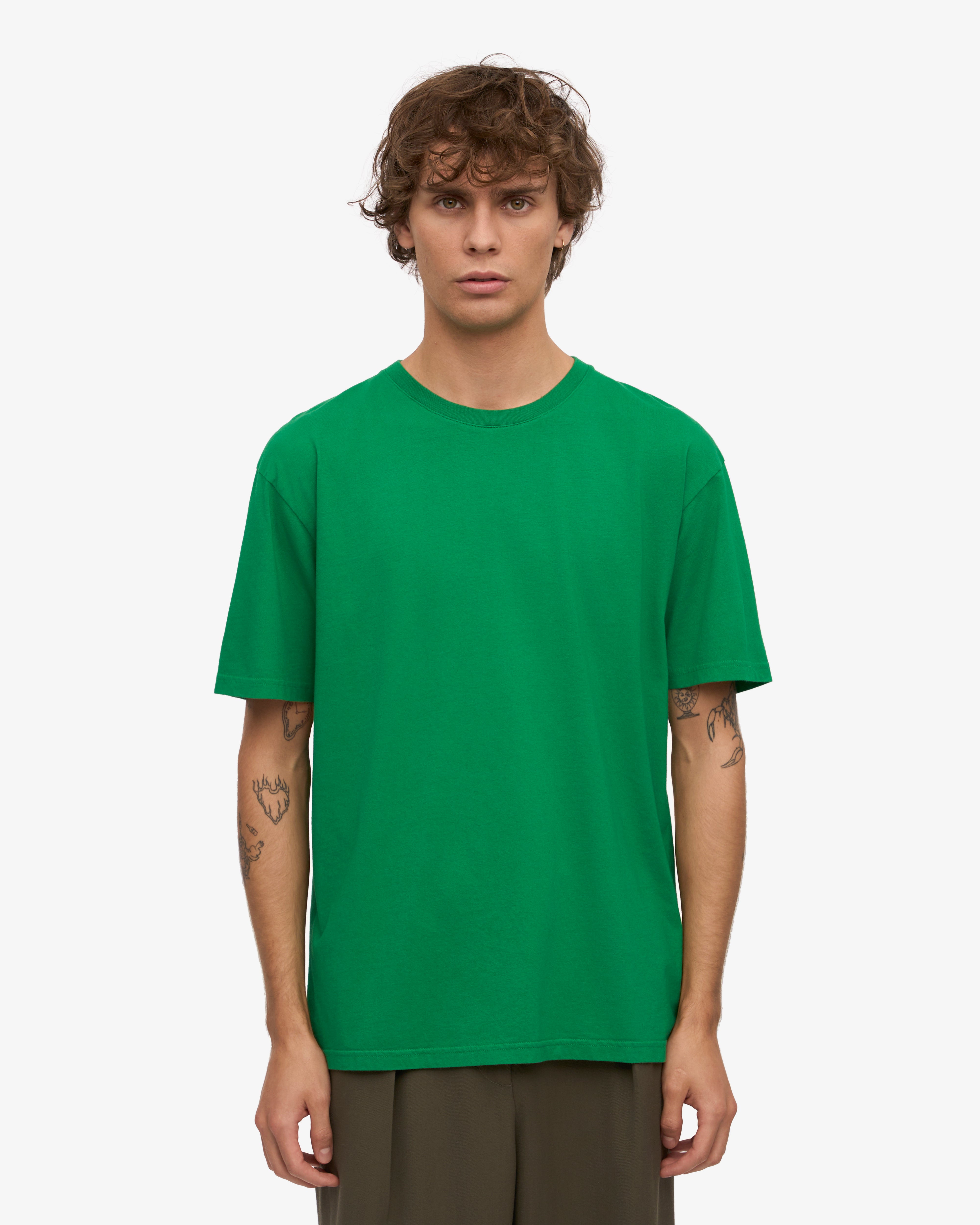 Classic Organic Cotton T-Shirt for Men & Women | Soft & Comfortable Kelly Green Tee | Perfect for Casual Wear, Gym & Outdoor Activities