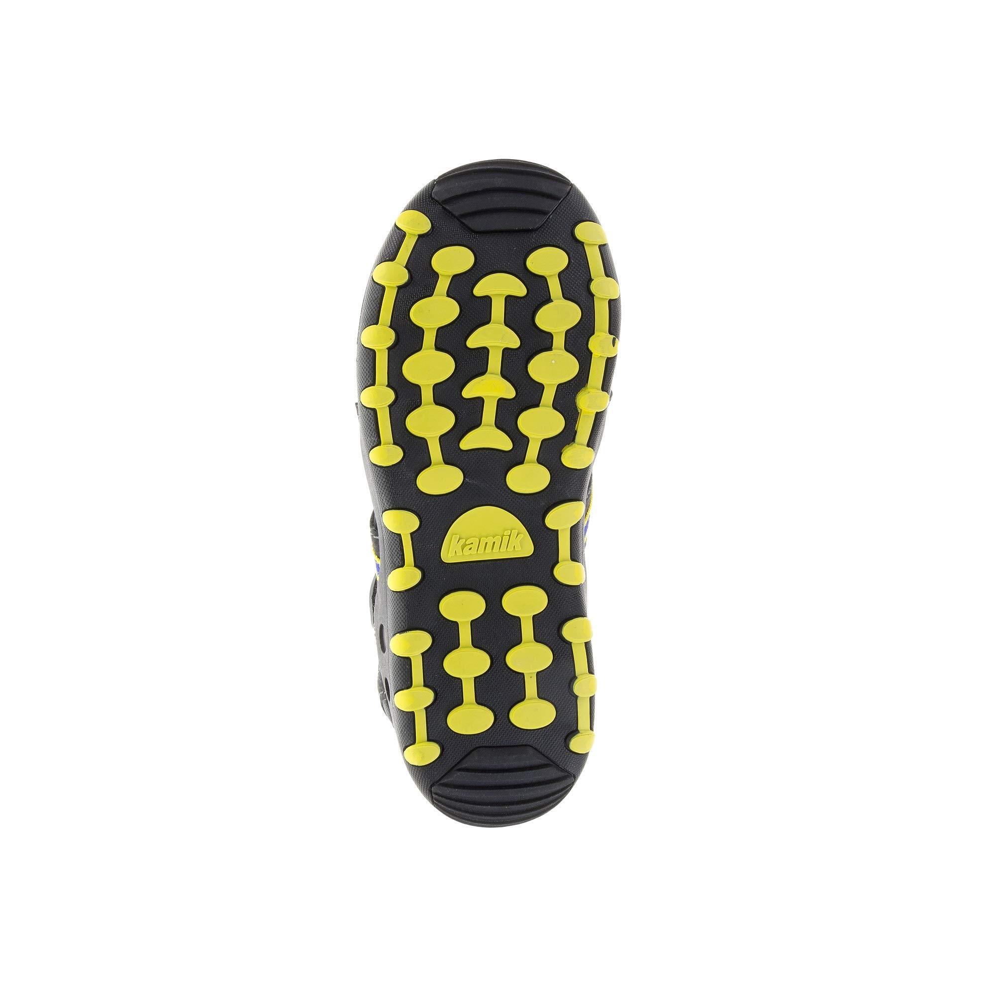 Kamik Crab Sandal for Toddler & Kids - Waterproof Outdoor Beach Shoes for Boys & Girls - Black (Size 2 M US Little Kid) - Perfect for Beach, Pool & Summer Play