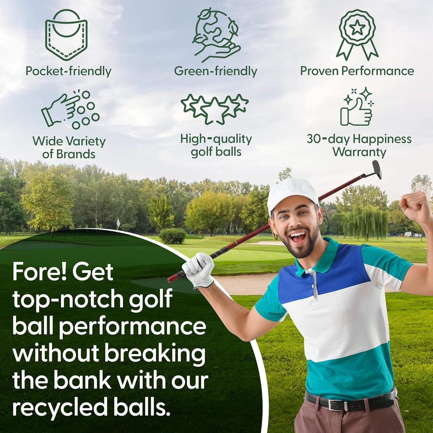 Recycled Titleist ProV1 Golf Balls - for Men & Women | Practice & Training