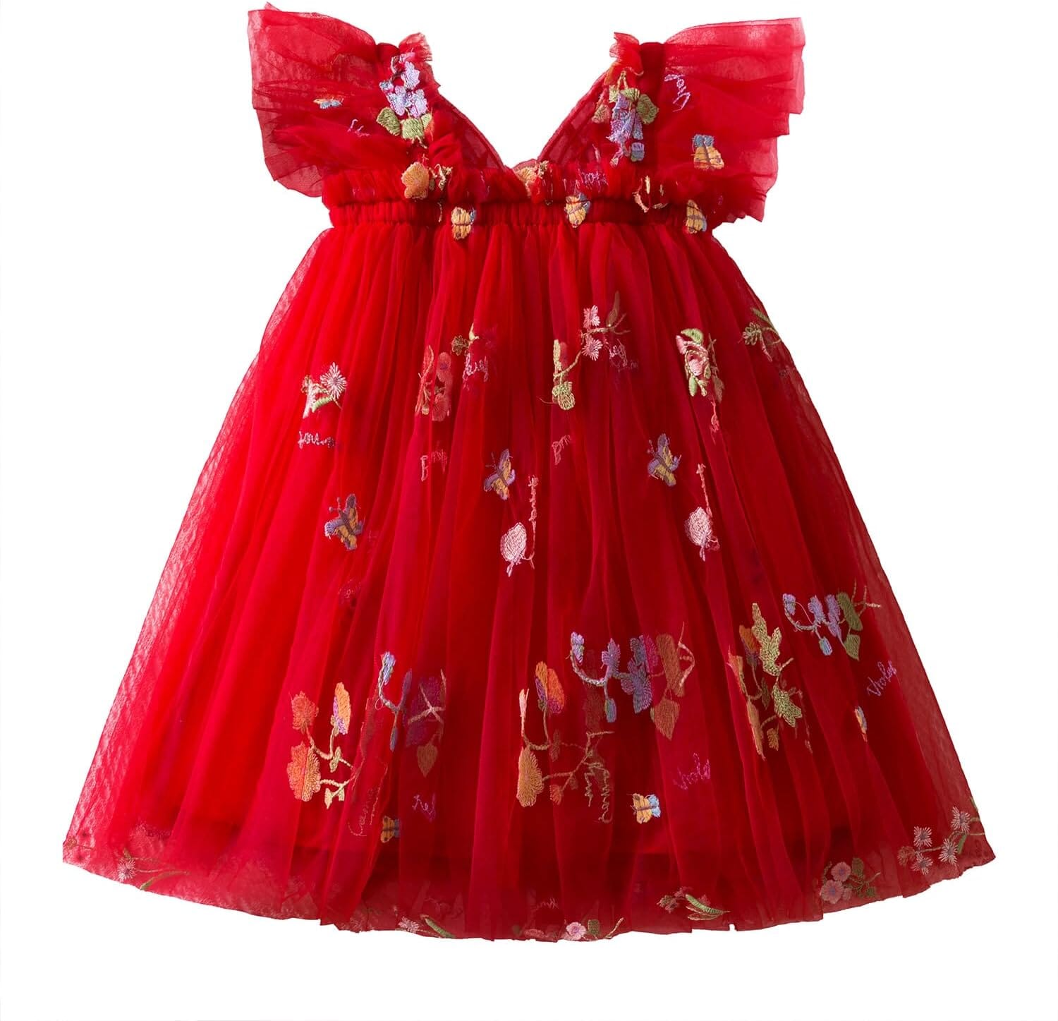 Butterfly Magic Dress - Elegant Floral Print Maxi Dress for Women | Perfect for Parties, Weddings & Special Occasions