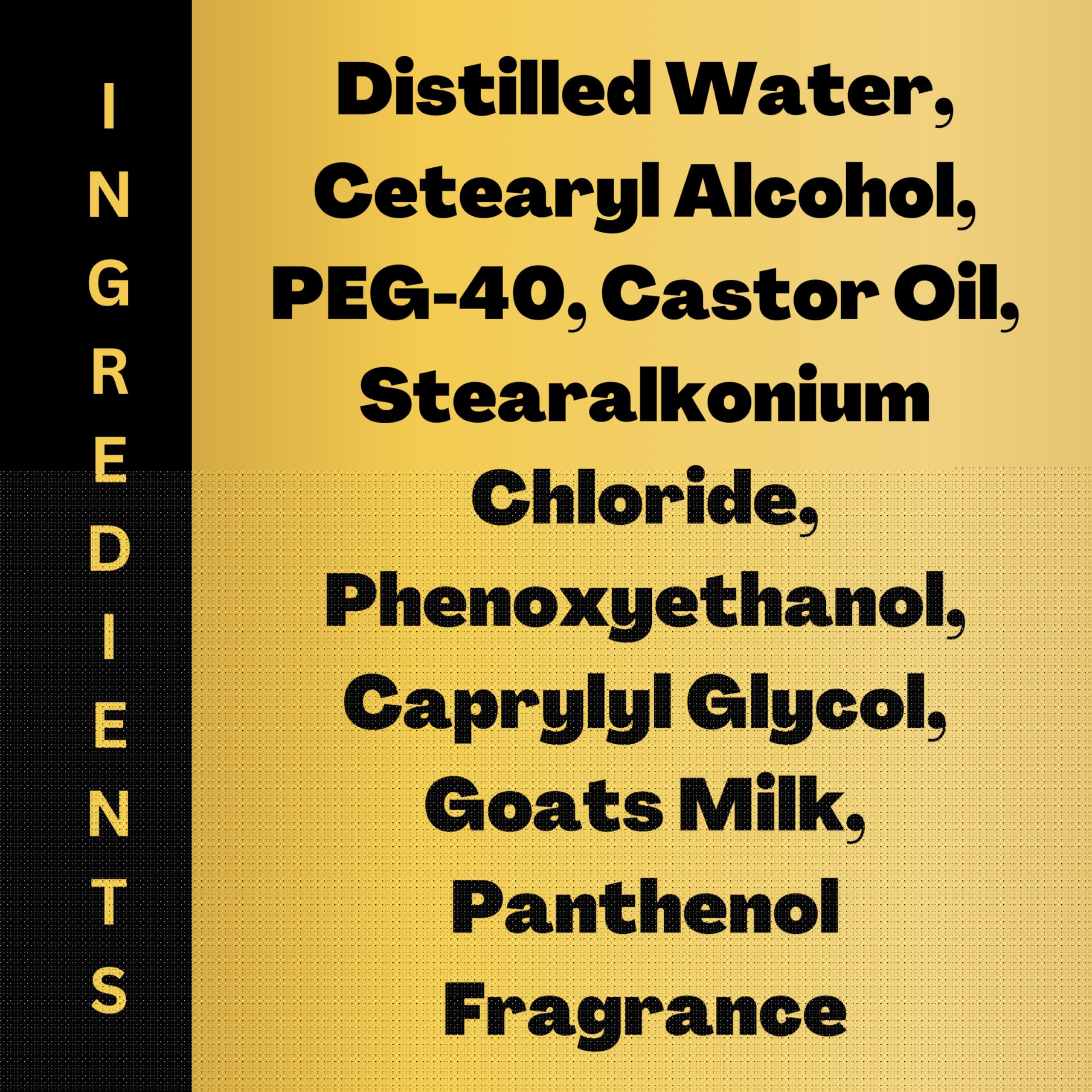 Golden Goat Farms Black Currant & Sandalwood Scented Hair Conditioner with Goat Milk - 32 Oz (2 Pack) - Deep Hydration for Dry, Damaged Hair - Perfect for Daily Use & Salon-Quality Results at Home