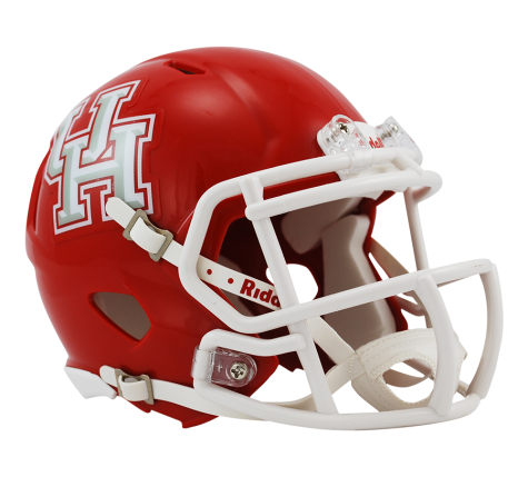 Houston Cougars Riddell Speed Mini Helmet - Authentic College Football Collectible for Fans, Display & Gifts - Perfect for Game Day Decor, Sports Memorabilia Collection & Tailgating Accessories