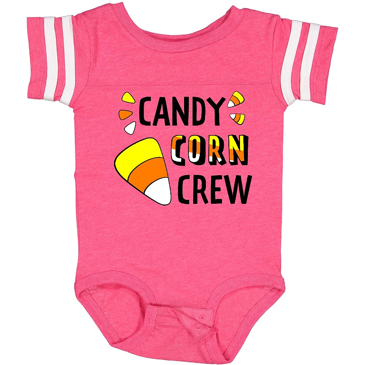 Inktastic Halloween Candy Corn Baby Bodysuit - Cute Infant Onesie for Halloween Party, Trick or Treat, Photo Shoots & Family Costume Matching