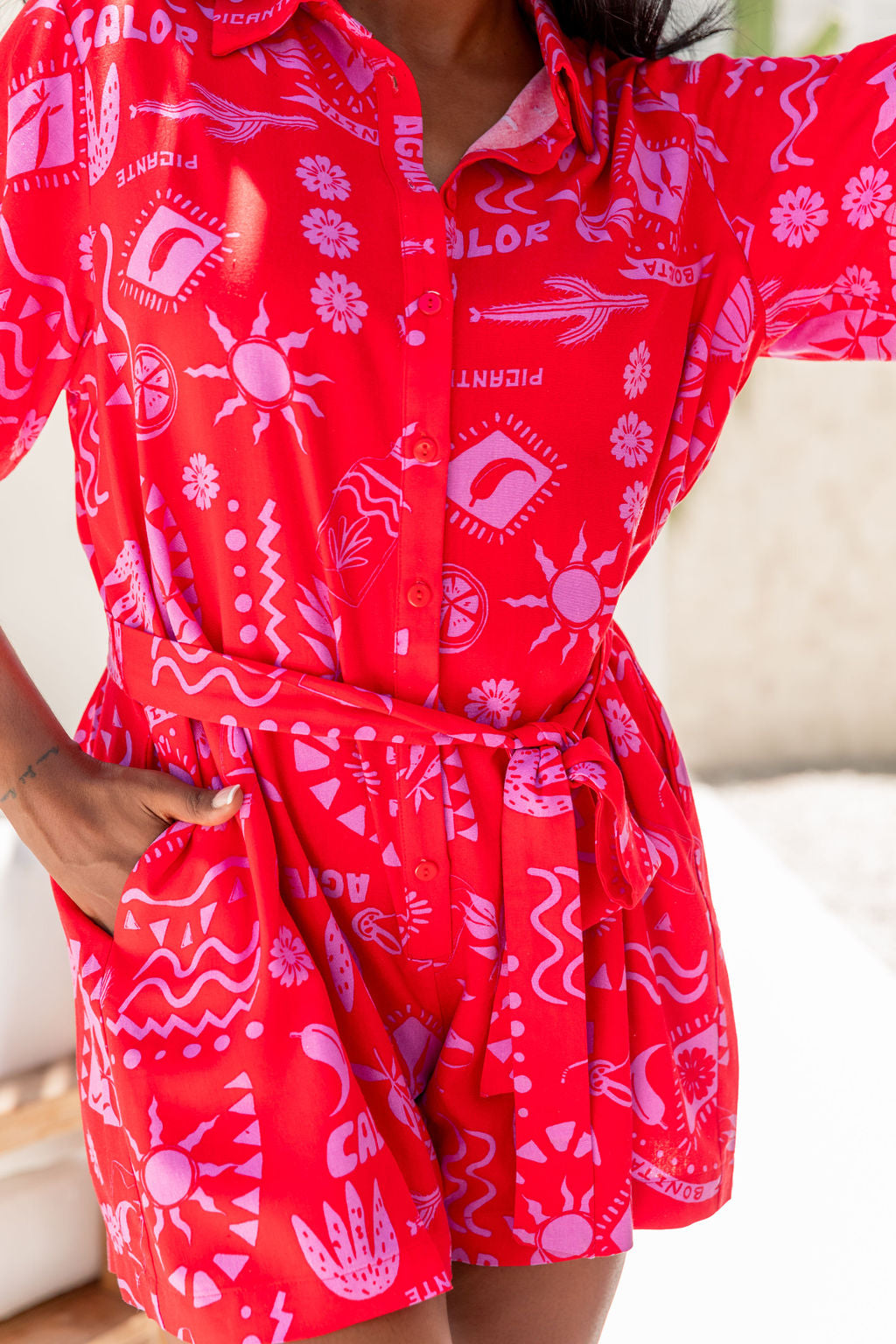 Giulia Playsuit in Margie - Stylish Women's Jumpsuit for Summer Outfits & Casual Wear | Perfect for Beach, Vacation, and Everyday Fashion