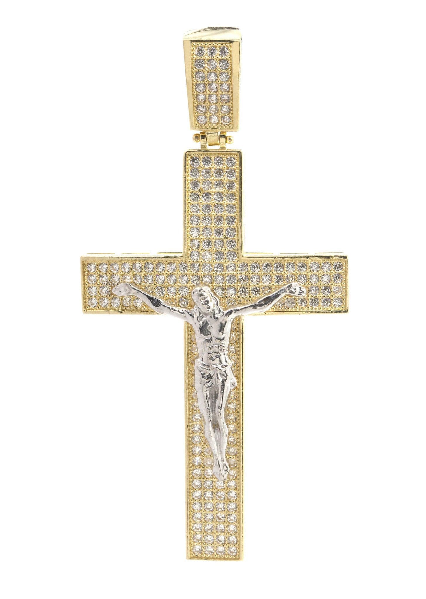 10K Gold Cross Pendant for Women & Men - 7 Grams Crucifix Necklace for Everyday Wear & Religious Gifts