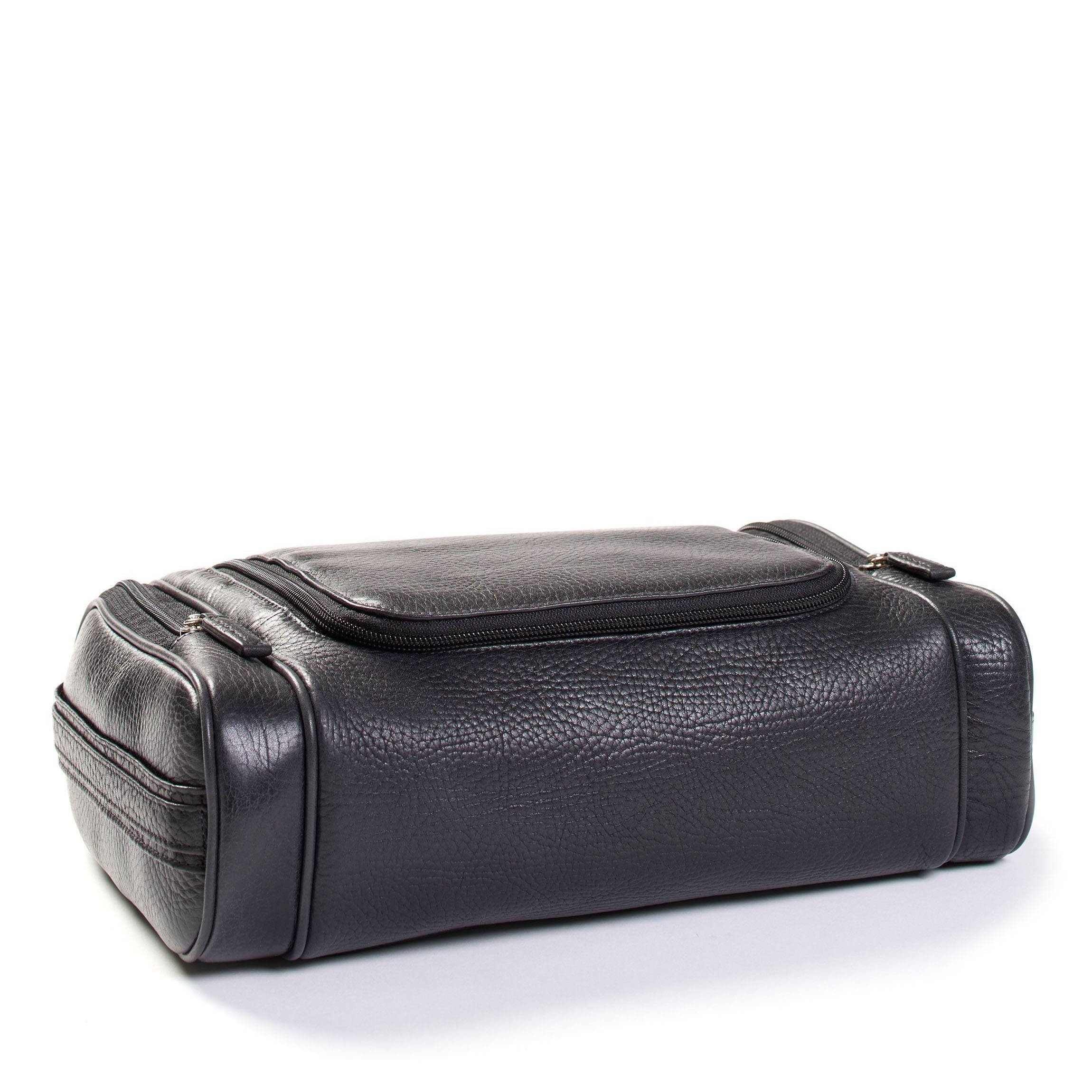 Premium Ebony Hanging Toiletry Bag for Travel - Waterproof Cosmetic Organizer with Multiple Pockets, Perfect for Camping, Gym & Business Trips