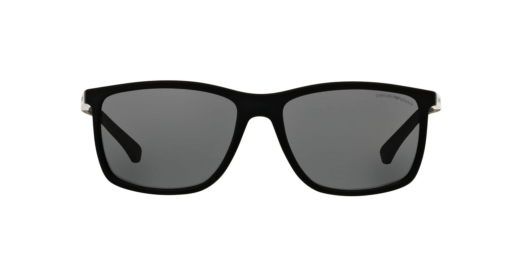Emporio Armani EA4058 Women's Rectangular Sunglasses UV Protection - Stylish Designer Shades for Outdoor, Driving & Fashion Accessories