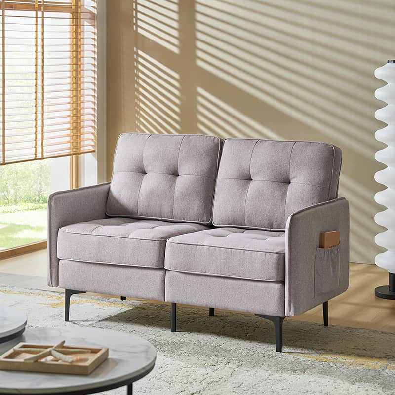 Ricarda Sofa with Removable Cushions - Easy to Clean Modern Living Room Furniture for Home & Office Comfort