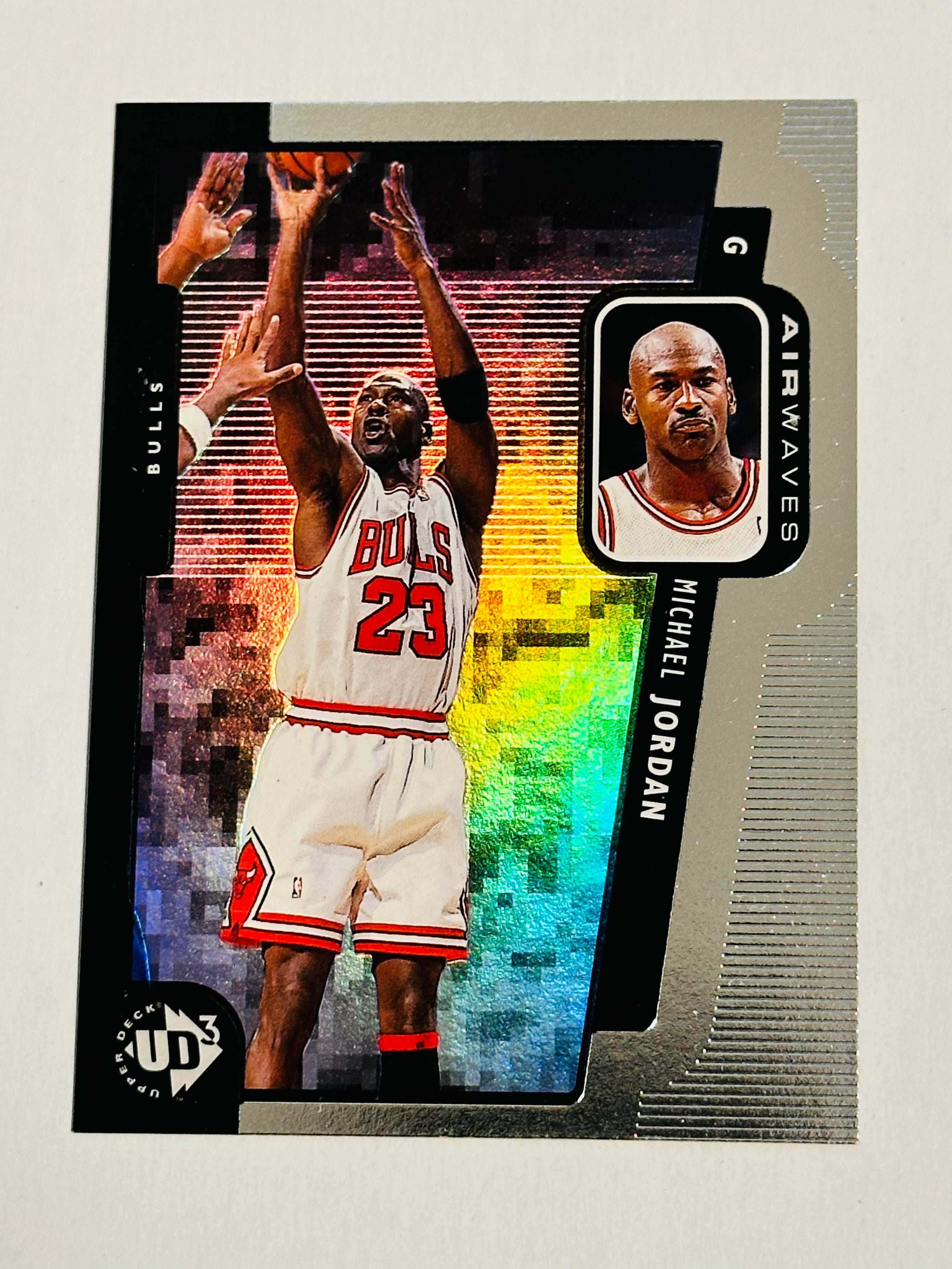 1998 Michael Jordan UD3 Upper Deck Rare Sample #000 High Grade Foil Basketball Card - Perfect for Collectors, Investors & Sports Memorabilia Enthusiasts