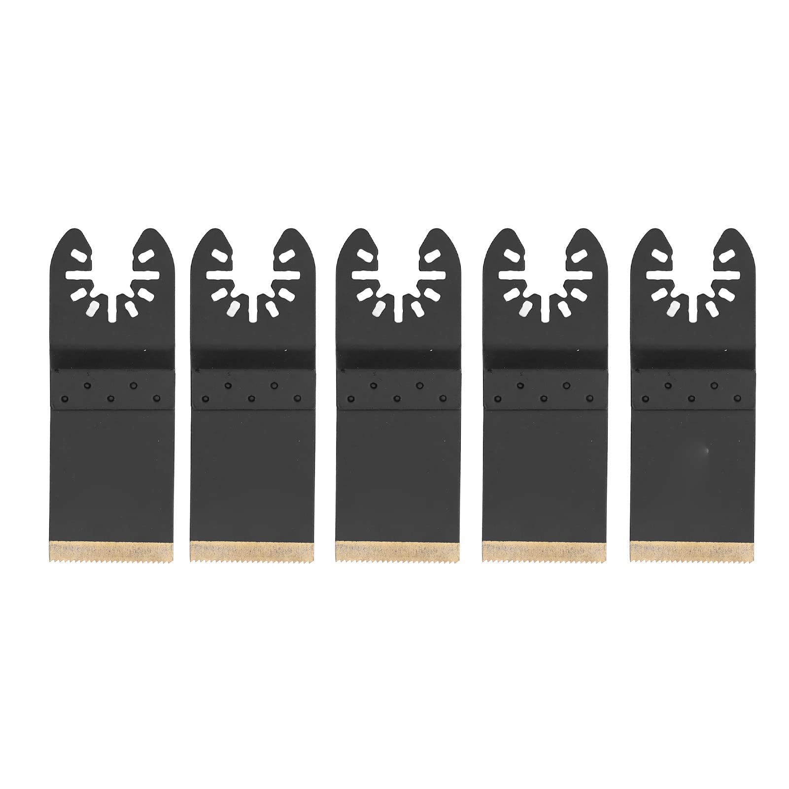 5-Piece Oscillating Saw Blade Set - High-Speed Steel Multi-Tool Blades (1-3/8