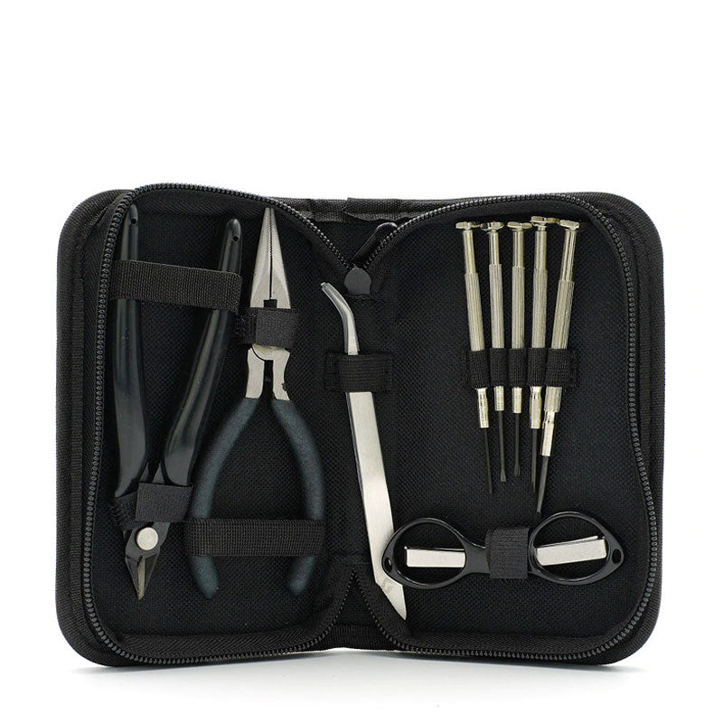 GeekVape DIY Vape Tool Kit - Essential Coil Building & Vape Mod Repair Kit for Vaping Enthusiasts - Perfect for Home & Travel Vape Maintenance