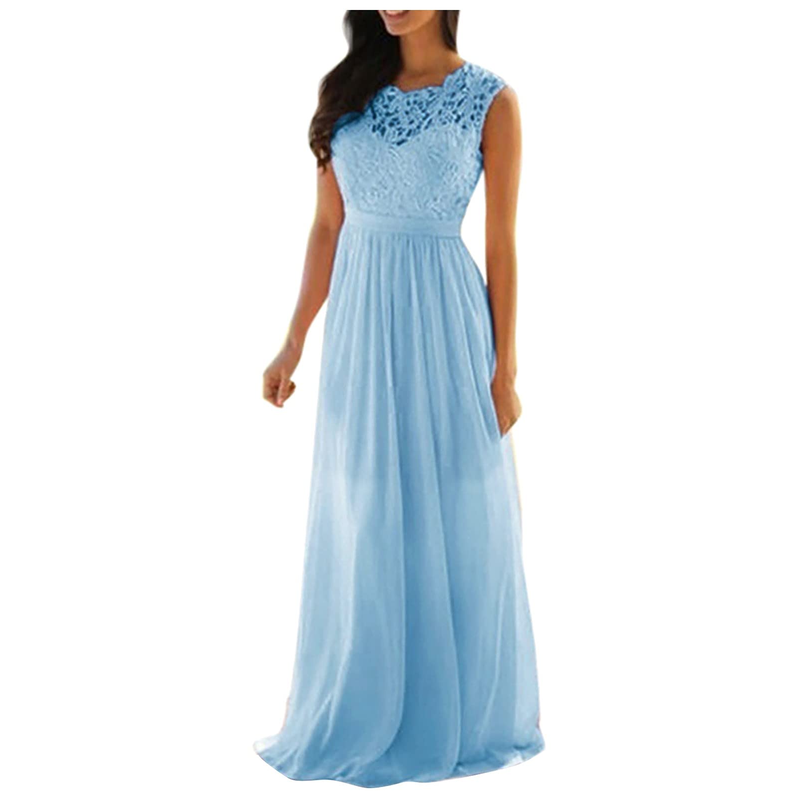 Elegant Applique Lace Coral Bridesmaid Dress for Women - Perfect for Weddings, Parties & Formal Events