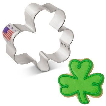 Ann Clark Mini Shamrock Cookie Cutter - 2 Inch Green St. Patrick's Day Baking Tool for DIY Cookies, Cupcakes & Party Decorations | Perfect for Holiday Baking, Irish-Themed Parties & Home Kitchen Use