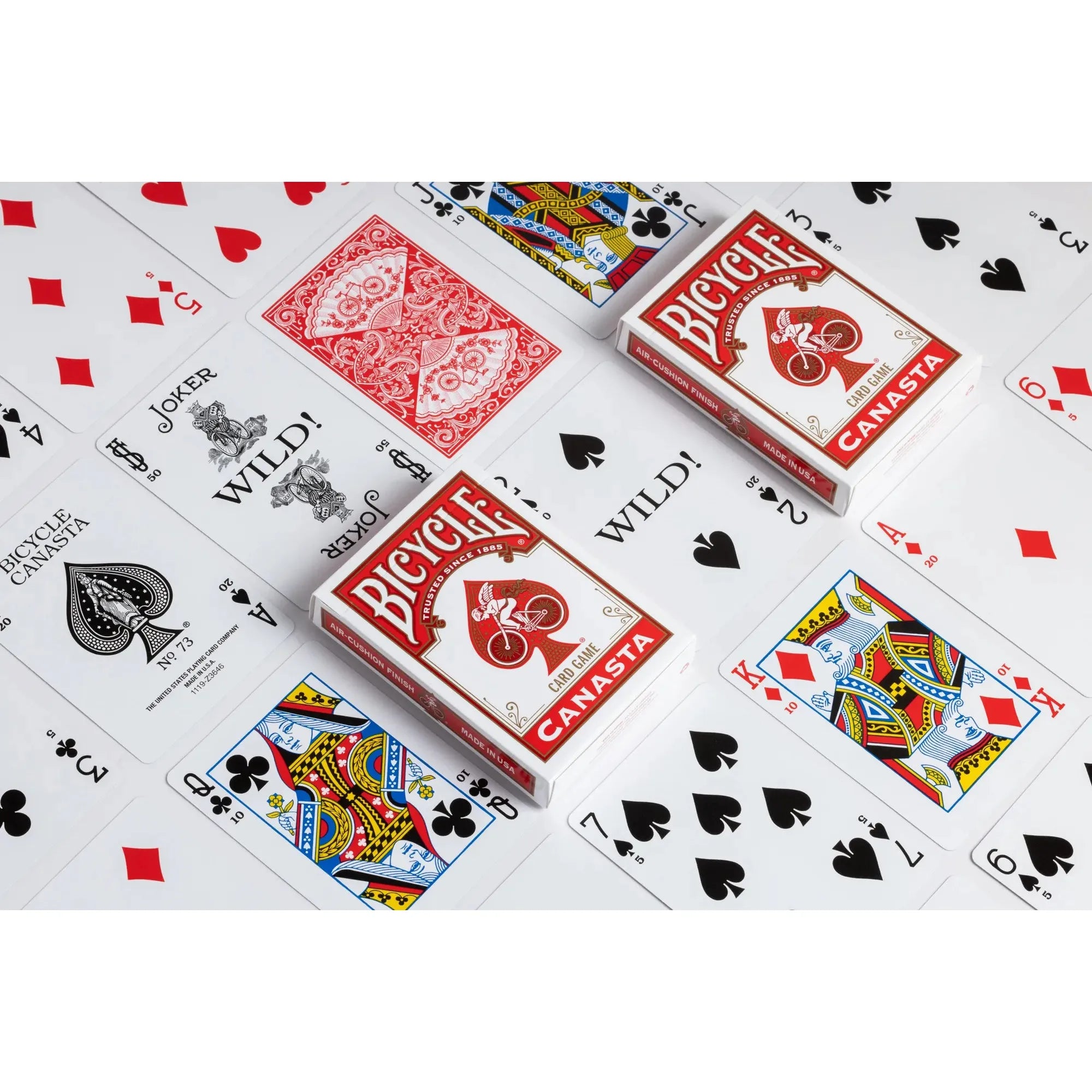 Bicycle Canasta Playing Cards - Premium Quality Card Game for Family & Friends | Perfect for Game Nights, Travel, and Outdoor Gatherings