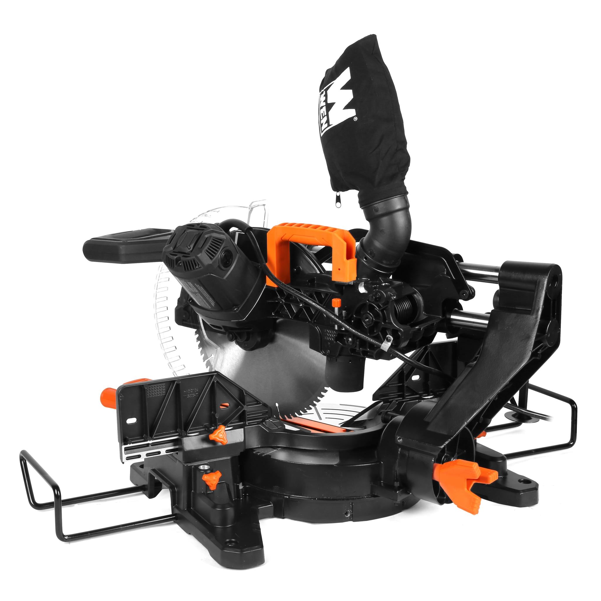 WEN MM1215 15 Amp 12-Inch Dual Bevel Sliding Compound Miter Saw with LED Cutline - Perfect for Woodworking, DIY Projects & Professional Construction