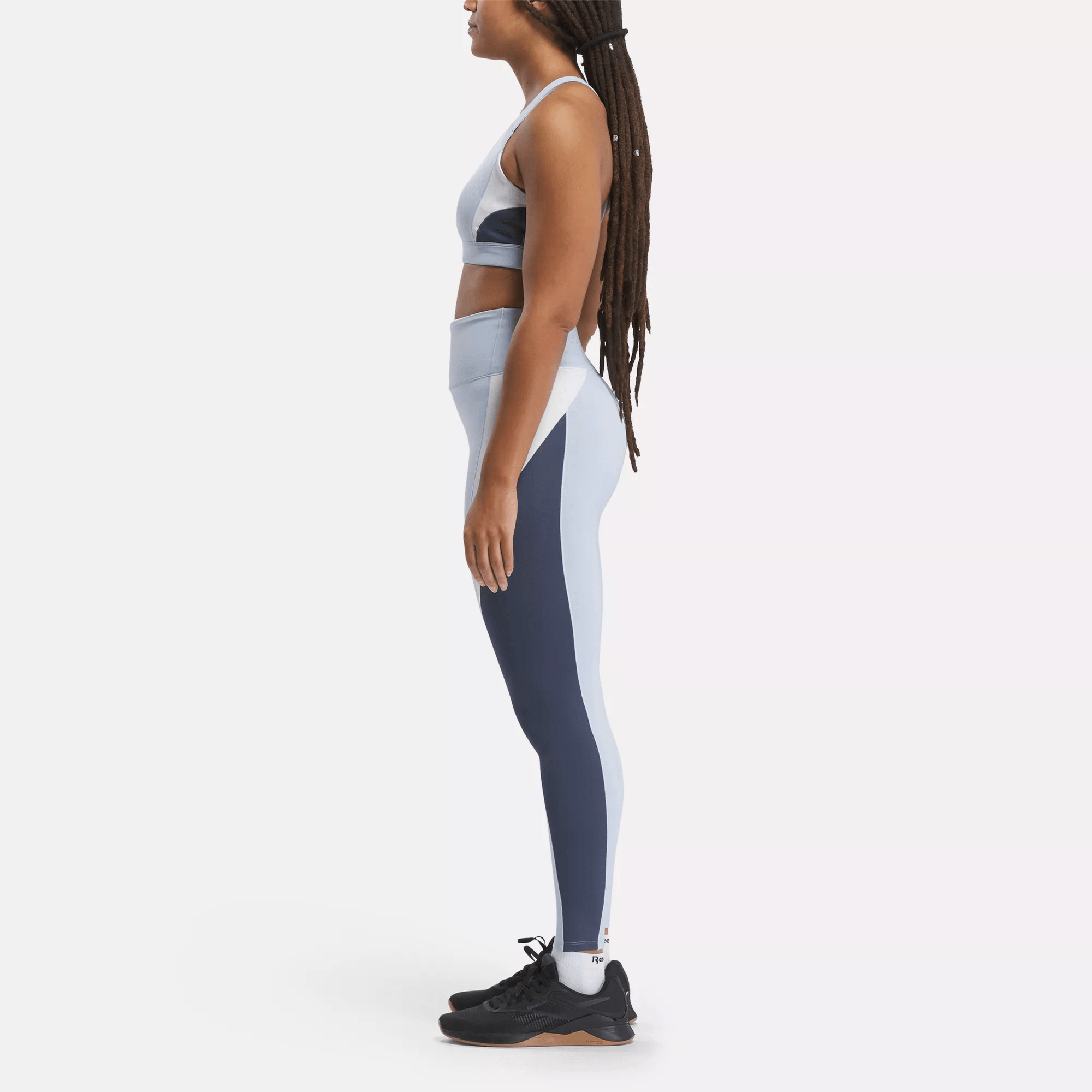 Women's High Waist Colorblock Yoga Leggings - Comfortable & Stylish Workout Pants for Running, Gym & Lounge Wear