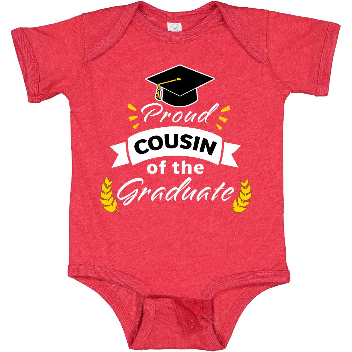 Inktastic Family Graduation - Proud Cousin of The Graduate Baby Bodysuit | Cute Infant Onesie for Graduation Celebrations & Family Photos | Perfect Gift for Newborns & Toddlers