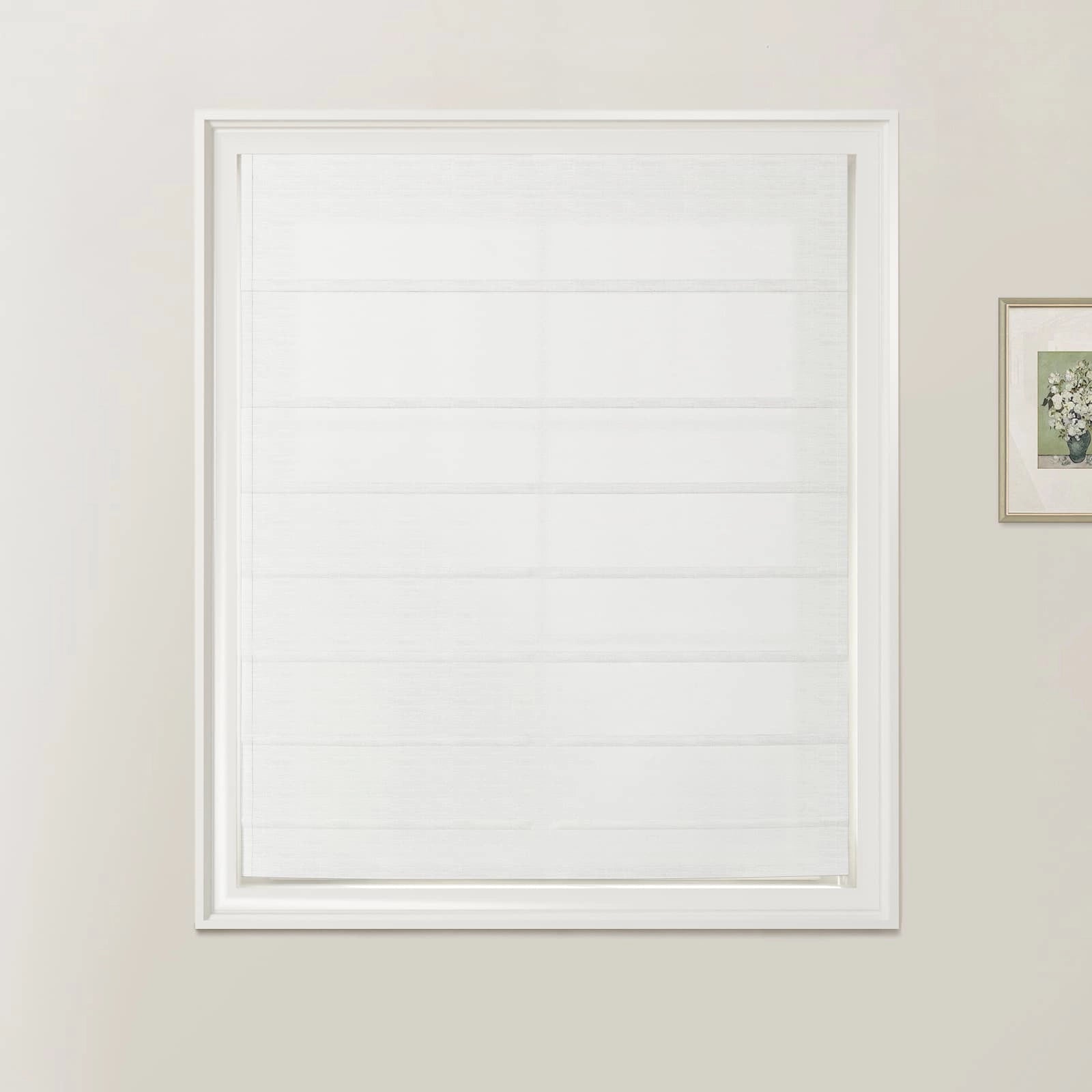 Custom Roman Shades with Cord Lift - Blackout Window Blinds for Bedroom & Living Room - Elegant Home Decor & Light Control Solution