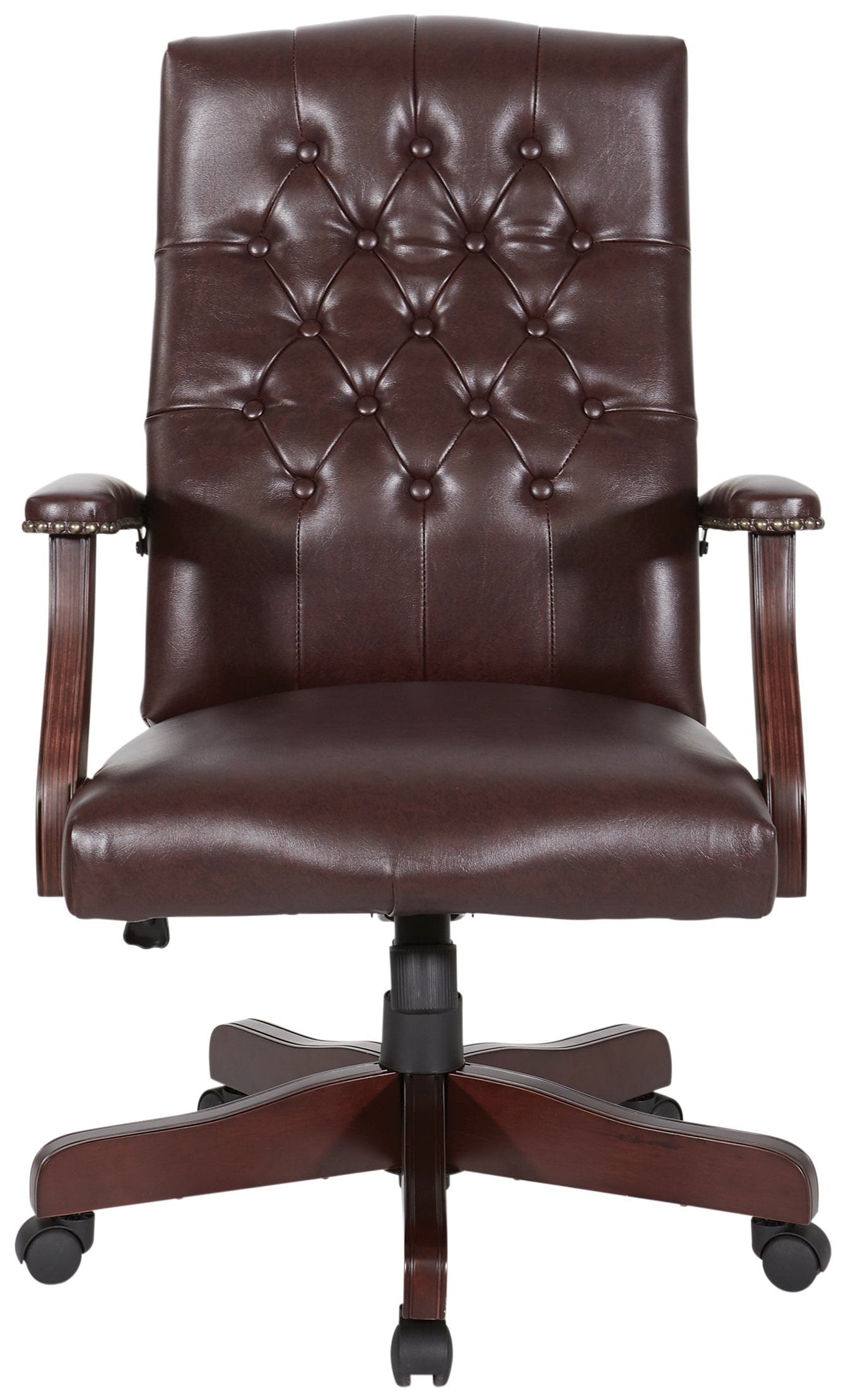 Premium Executive Office Chair with Padded Arms - Ergonomic Desk Chair for Home & Business - Comfortable High Back Swivel Task Chair for Professionals - Ideal for Long Work Hours in Office or Home Workspace