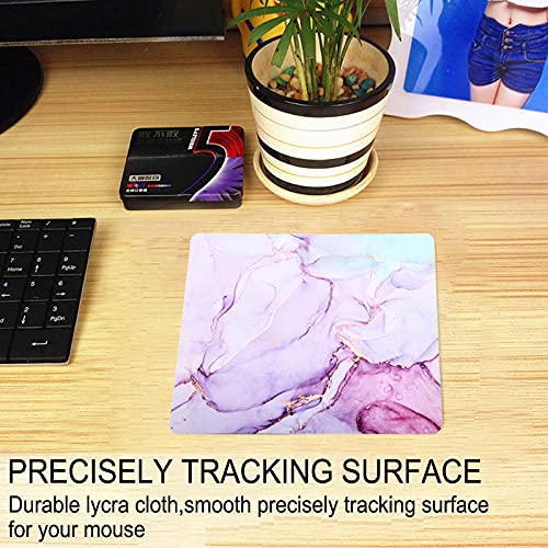 Premium Non-Slip Gaming Mouse Pad with Marble Design - 9.5x7.9 Inch Rubber Base Computer Mouse Mat for PC, Laptop & Office Work - Perfect for Esports, Gaming & Professional Workspaces