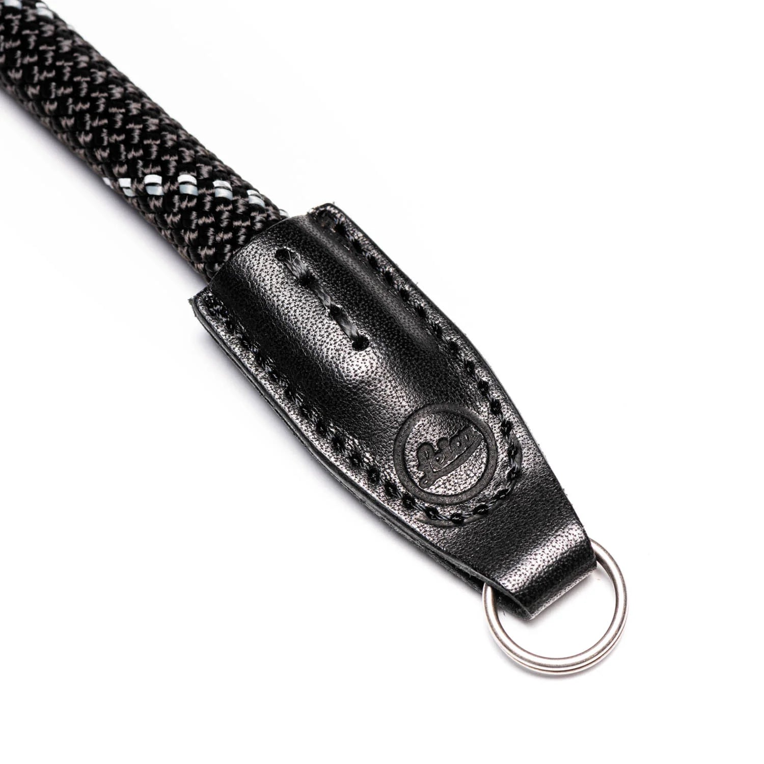 Cooph Rope Camera Strap with Split Ring - 39.4 Inch (100cm) Adjustable Neck Strap for DSLR & Mirrorless Cameras - Durable Black Reflective Design for Photography, Travel & Outdoor Adventures