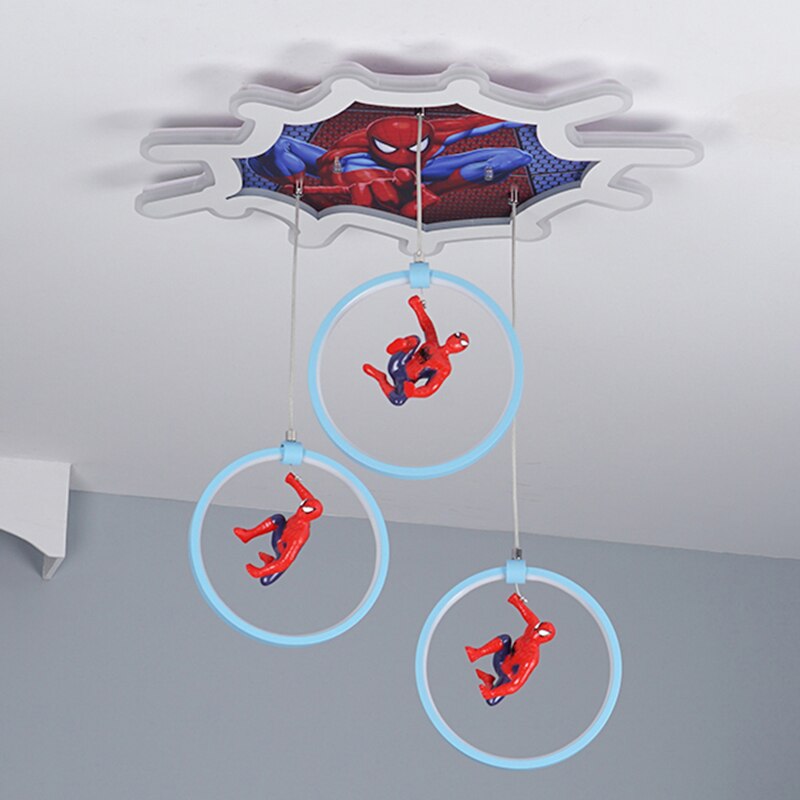 Spider-Man Superhero Ceiling Light - Kids Room Decor, Nursery Lighting for Boys & Girls - Perfect for Bedroom, Playroom, and Themed Birthday Parties