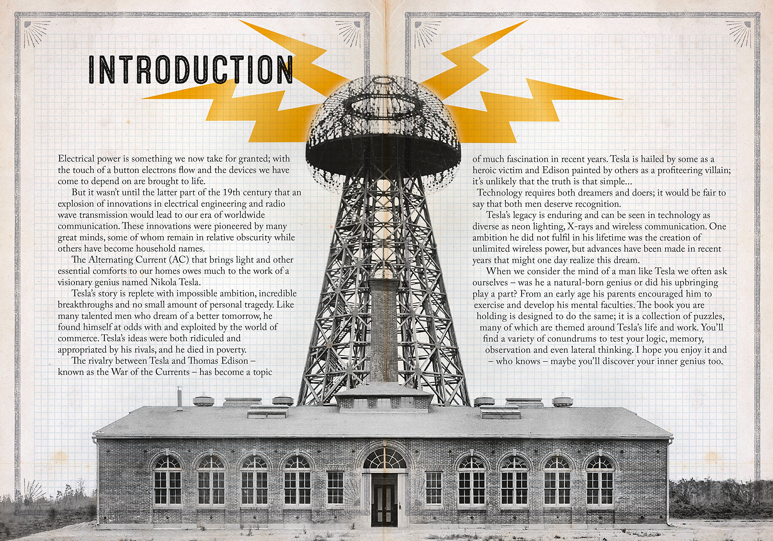 Nikola Tesla Puzzle Collection - 500 Piece Jigsaw Puzzles for Adults & Teens - Science & Invention Themed Brain Teaser - Perfect for Family Game Night & STEM Education
