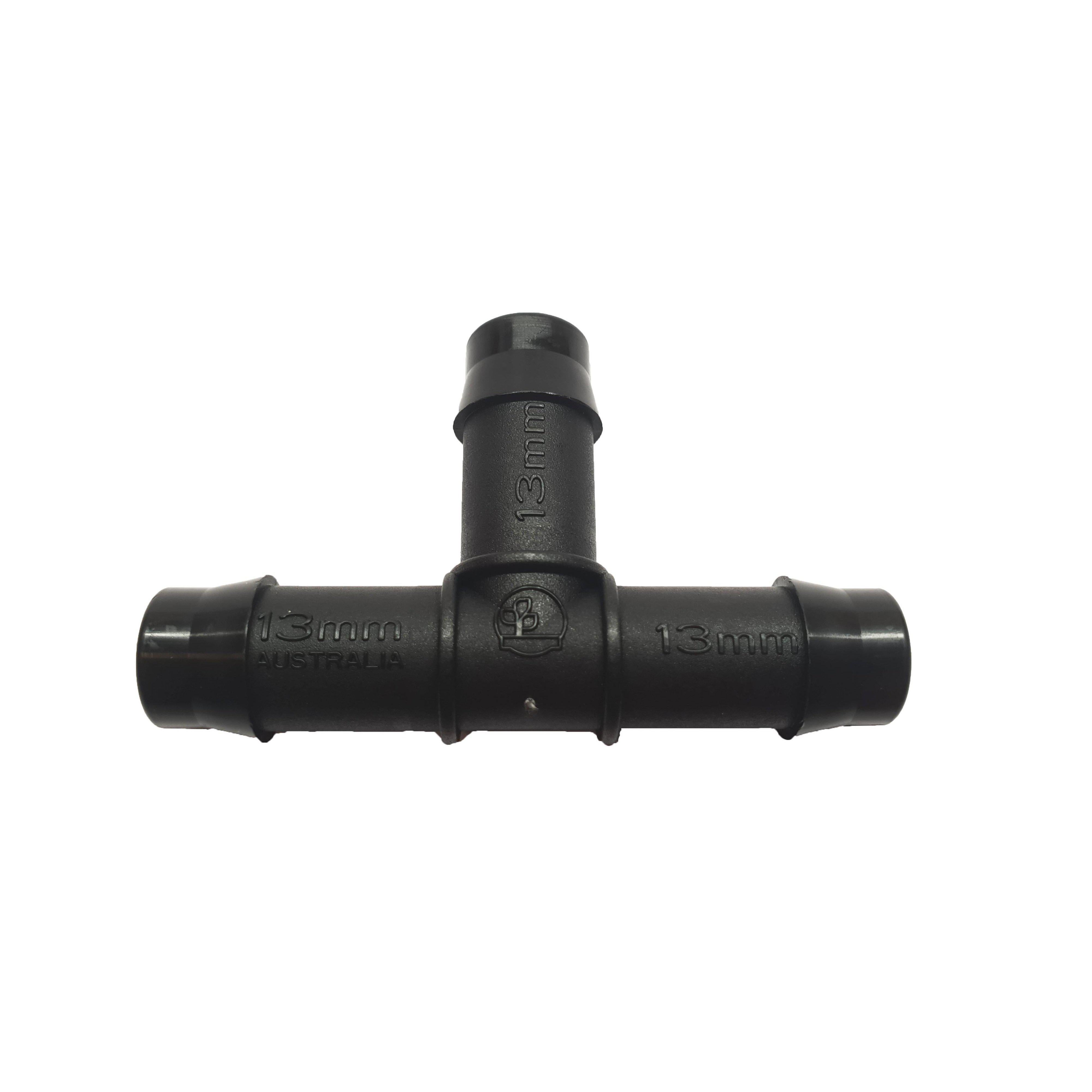 Antelco Barbed Tees for Poly Pipe - Durable Irrigation Fittings for Garden, Farm & Drip Systems - Perfect for DIY Watering Solutions