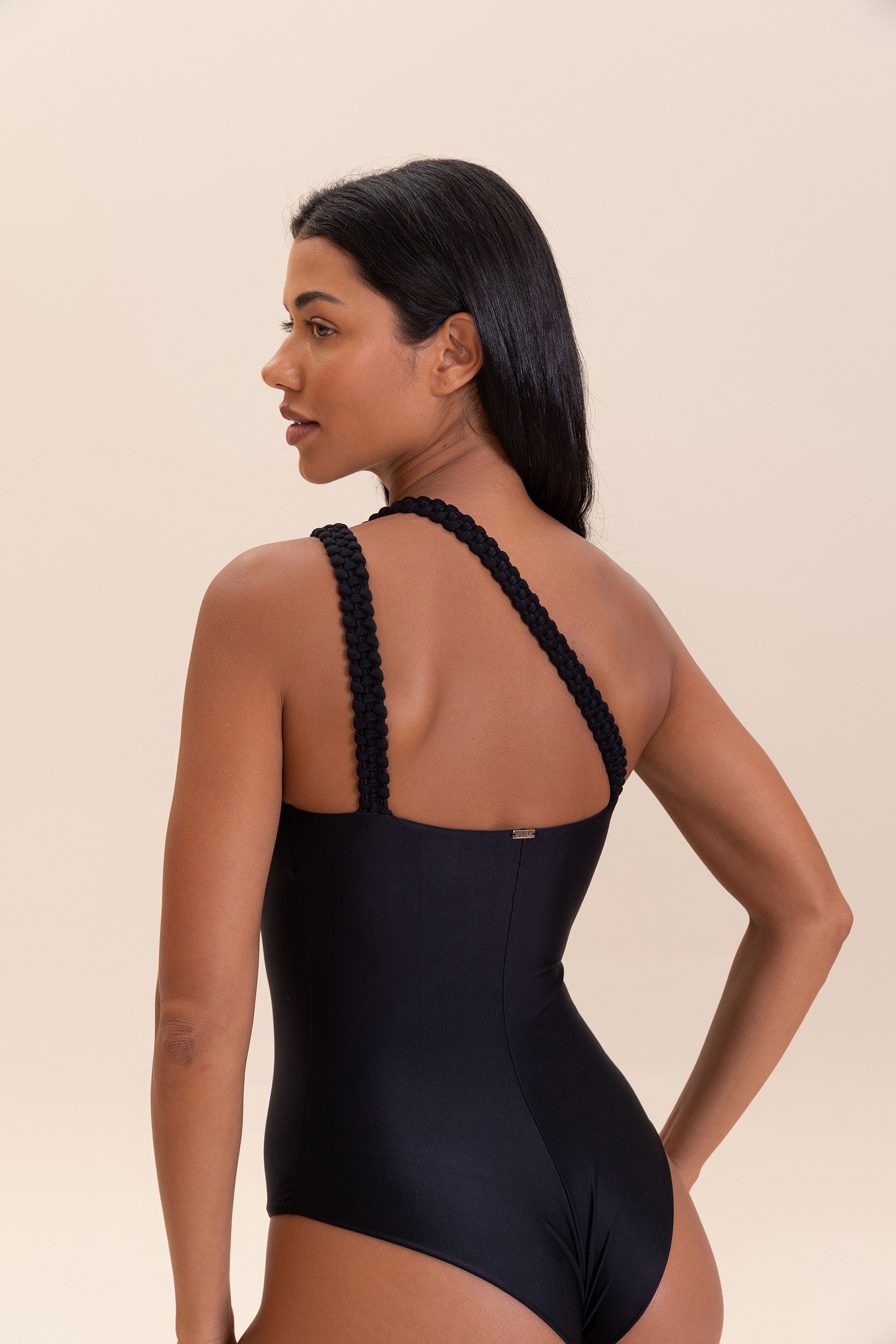 Shine One Shoulder Cut Out One Piece Swimsuit - Sexy Women's Bathing Suit for Beach, Pool & Vacation | Trendy Monokini with Unique Shoulder Design