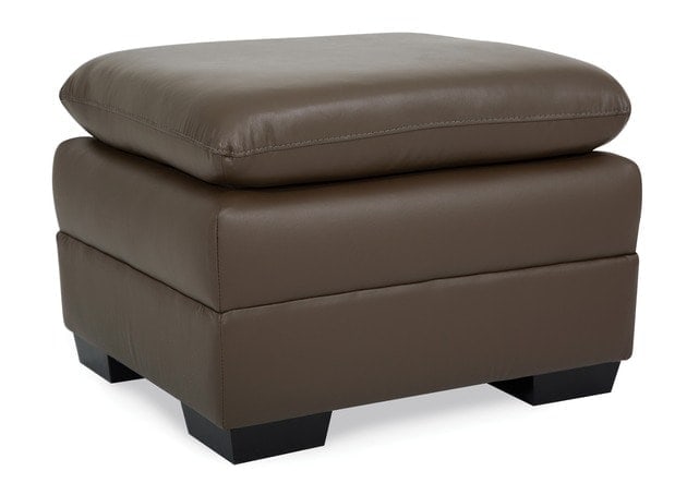Amisk Palliser Genuine Leather Ottoman Footrest - Stylish & Durable Living Room Furniture for Home Decor, Comfortable Seating & Storage Solution