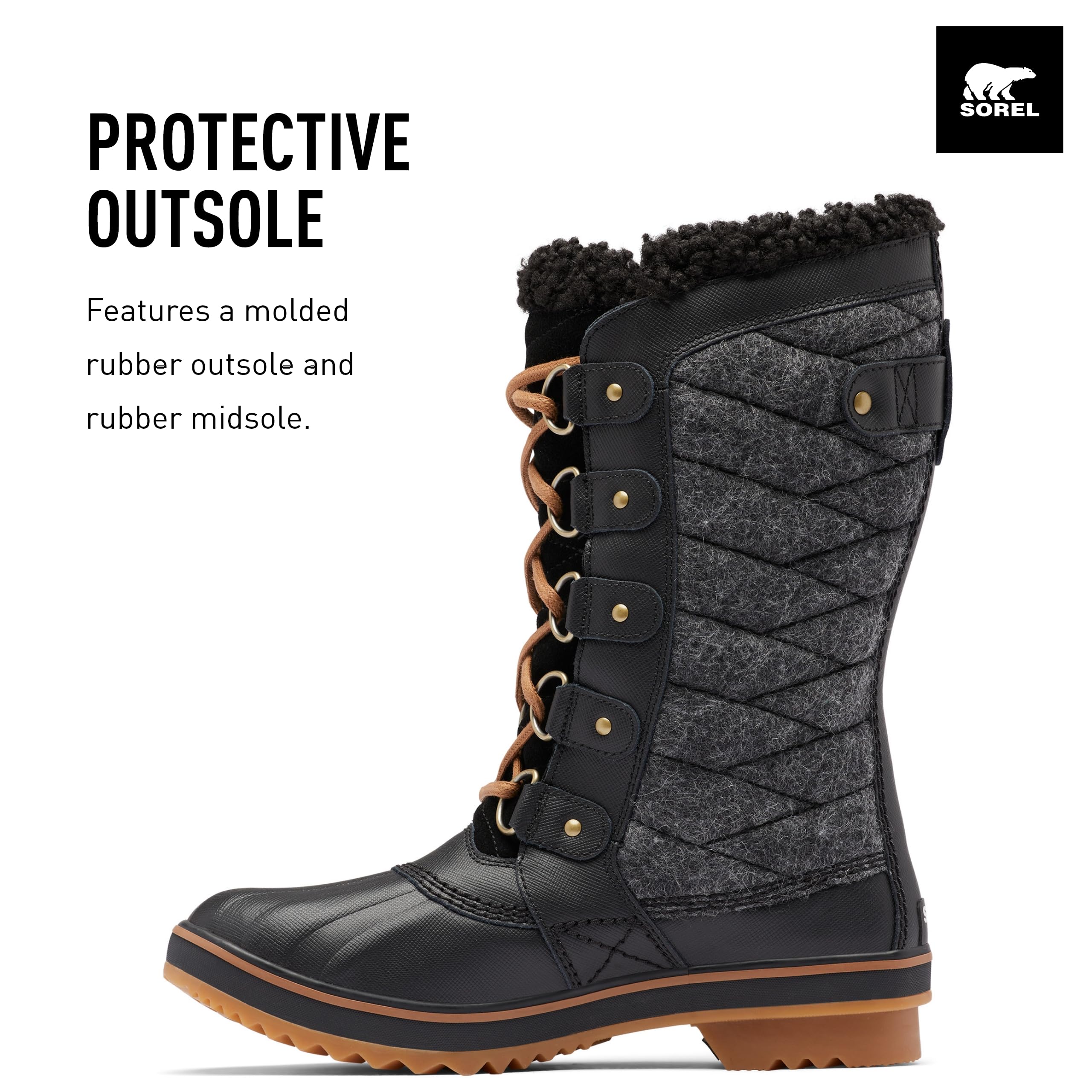 Sorel Women's Tofino 2 WP Waterproof Winter Boots - Warm Snow Boots for Women with Insulation, Comfortable & Durable for Cold Weather, Hiking, and Outdoor Activities
