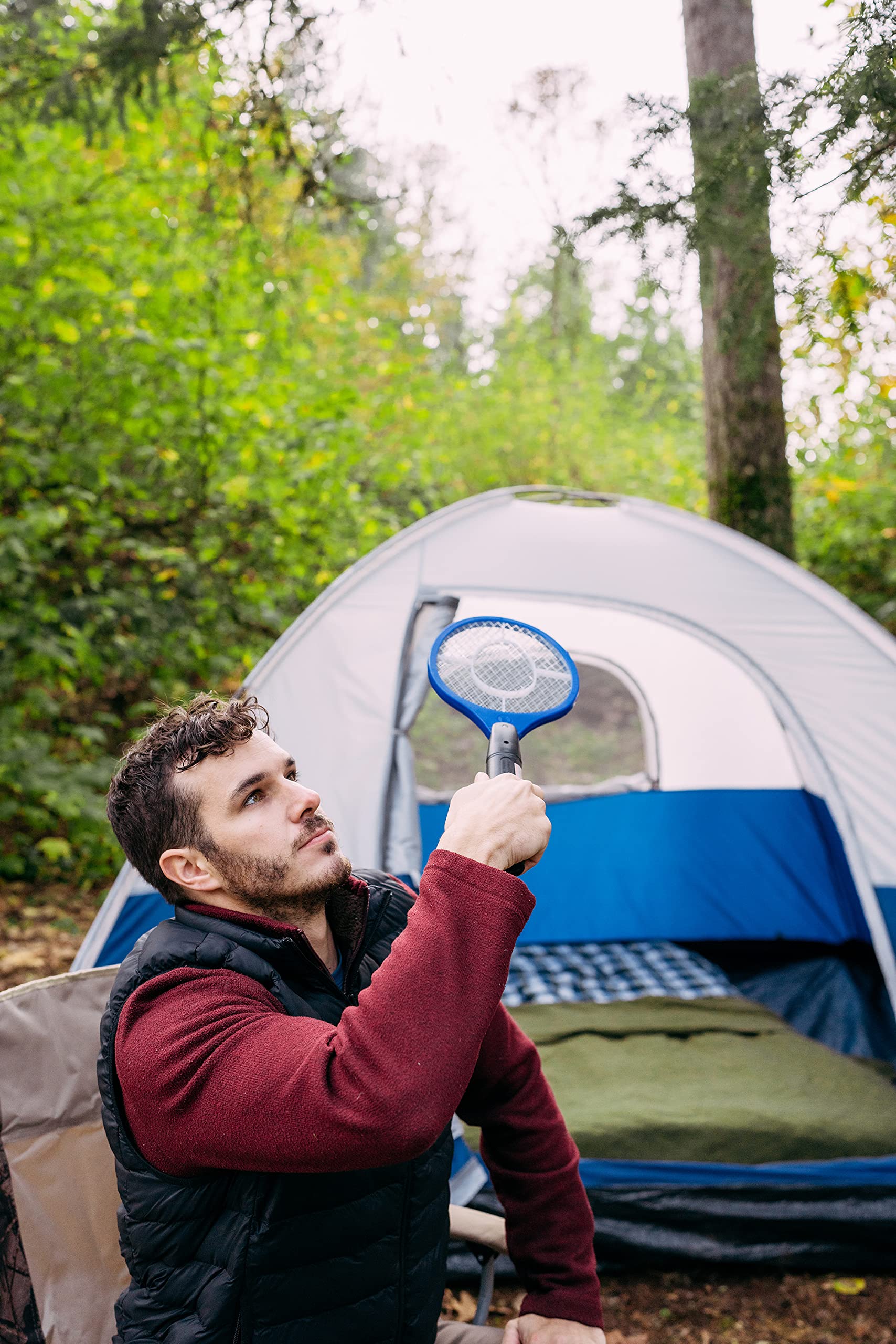 Stanspott Electric Bug Zapper - USB Rechargeable Mosquito & Fly Swatter for Indoor & Outdoor Use - Perfect for Home, Camping, and Backyard Pest Control