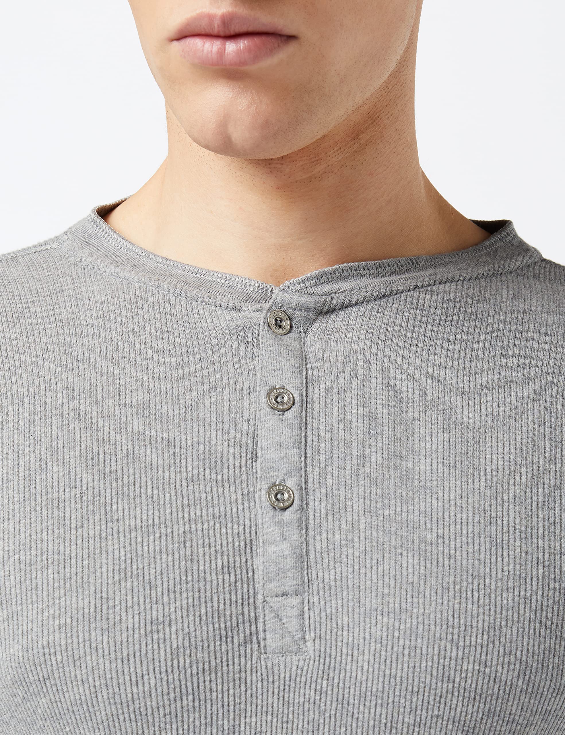 Levi's Men's 300ls Long Sleeve Henley Shirt - Classic Cotton Crewneck Tee for Casual Wear, Work & Everyday Outfits