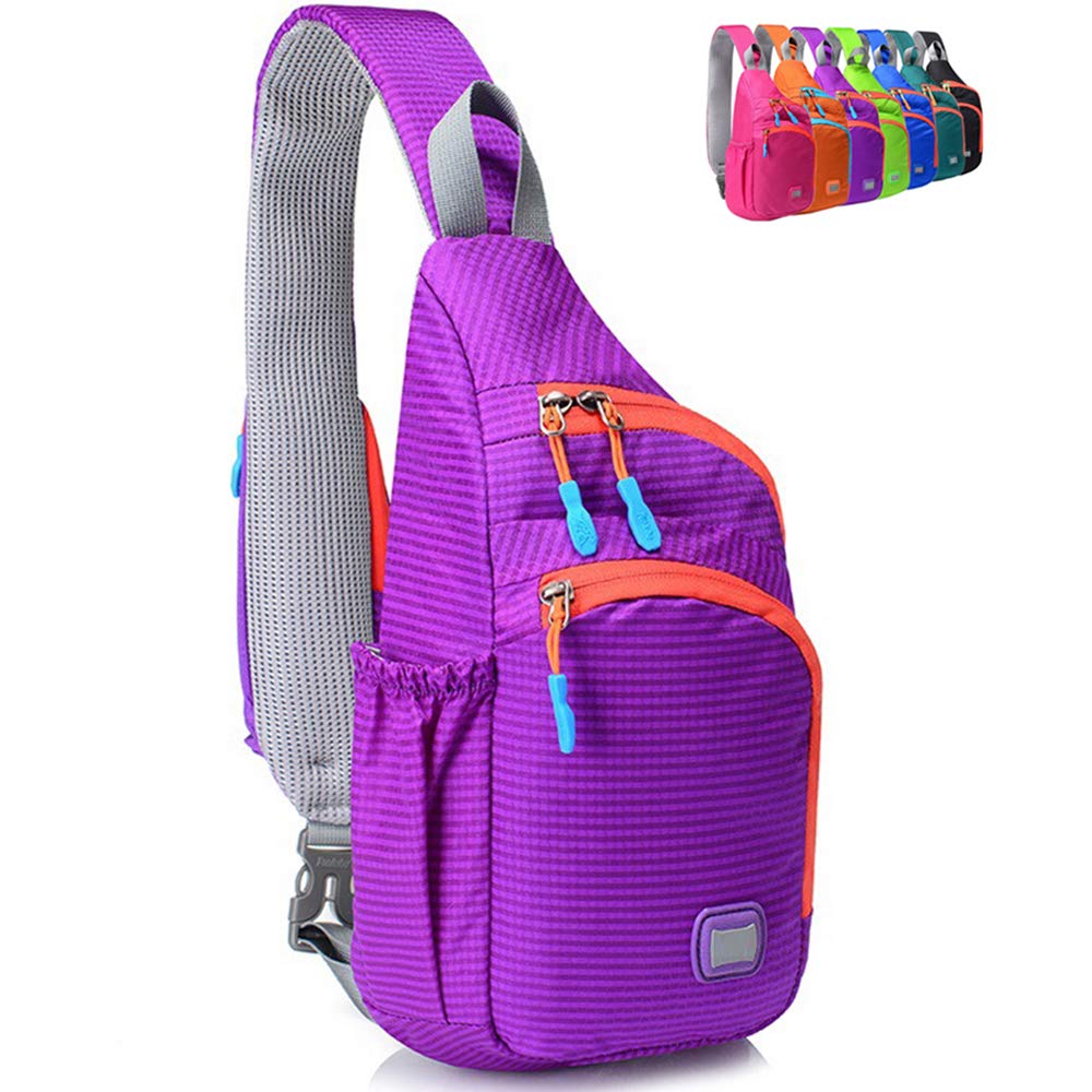 Waterproof Unisex Small Sling Backpack - Lightweight Crossbody Shoulder Bag for Travel, Hiking & Daily Use | Durable Chest Pack for Men & Women