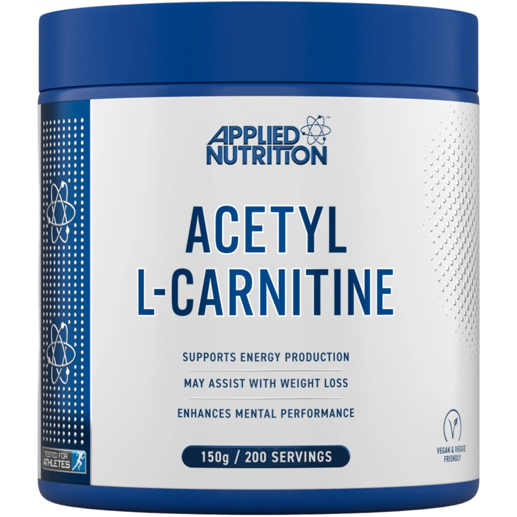 Applied Nutrition Acetyl L Carnitine Supplement - Premium ALCAR for Energy, Weight Management & Brain Function - Ideal for Fitness, Keto Diet & Cognitive Support