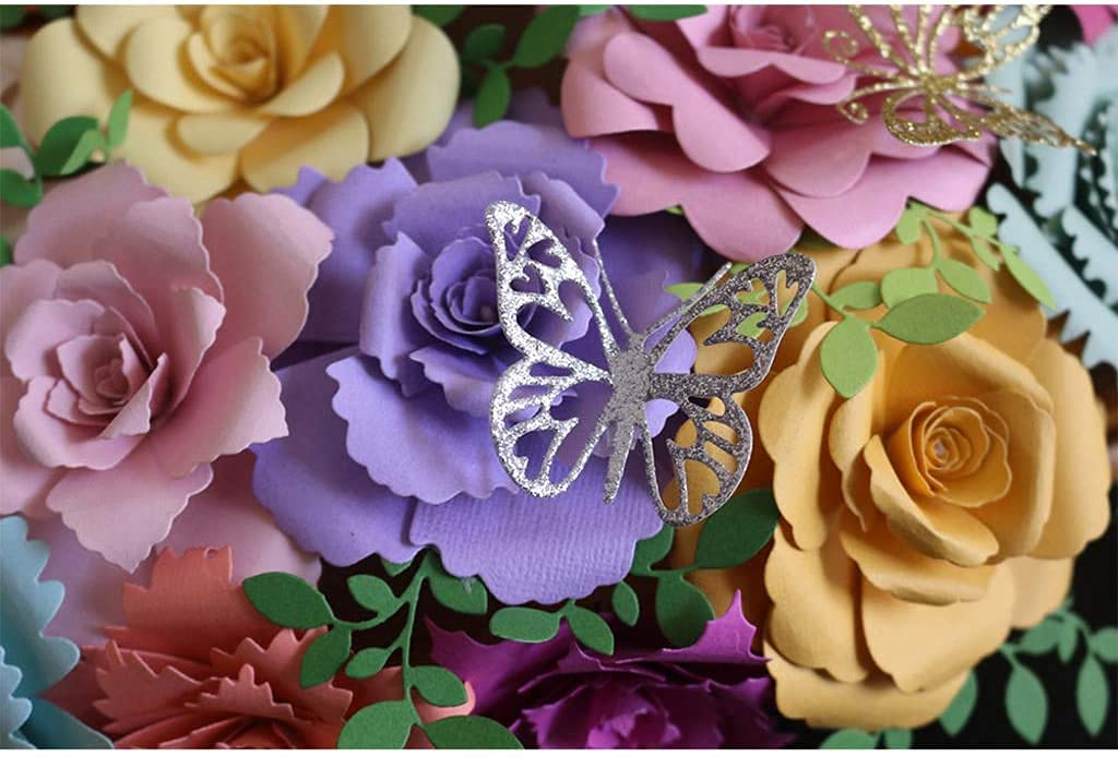 5-Piece Butterfly Metal Stamping Stencils for DIY Scrapbooking - Card Making, Embossing, Photo Album Decor - Perfect for Handmade Cards, Craft Projects & Gift Wrapping Supplies