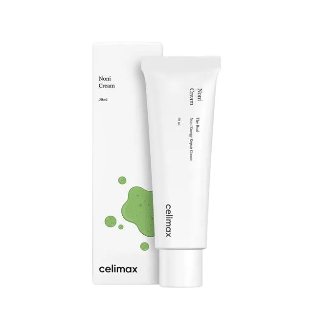 Celimax The Real Noni Energy Repair Cream 50ml - Intense Hydration & Skin Renewal for Dry, Damaged Skin | Day & Night Moisturizer for Face & Body | Korean Skincare Solution