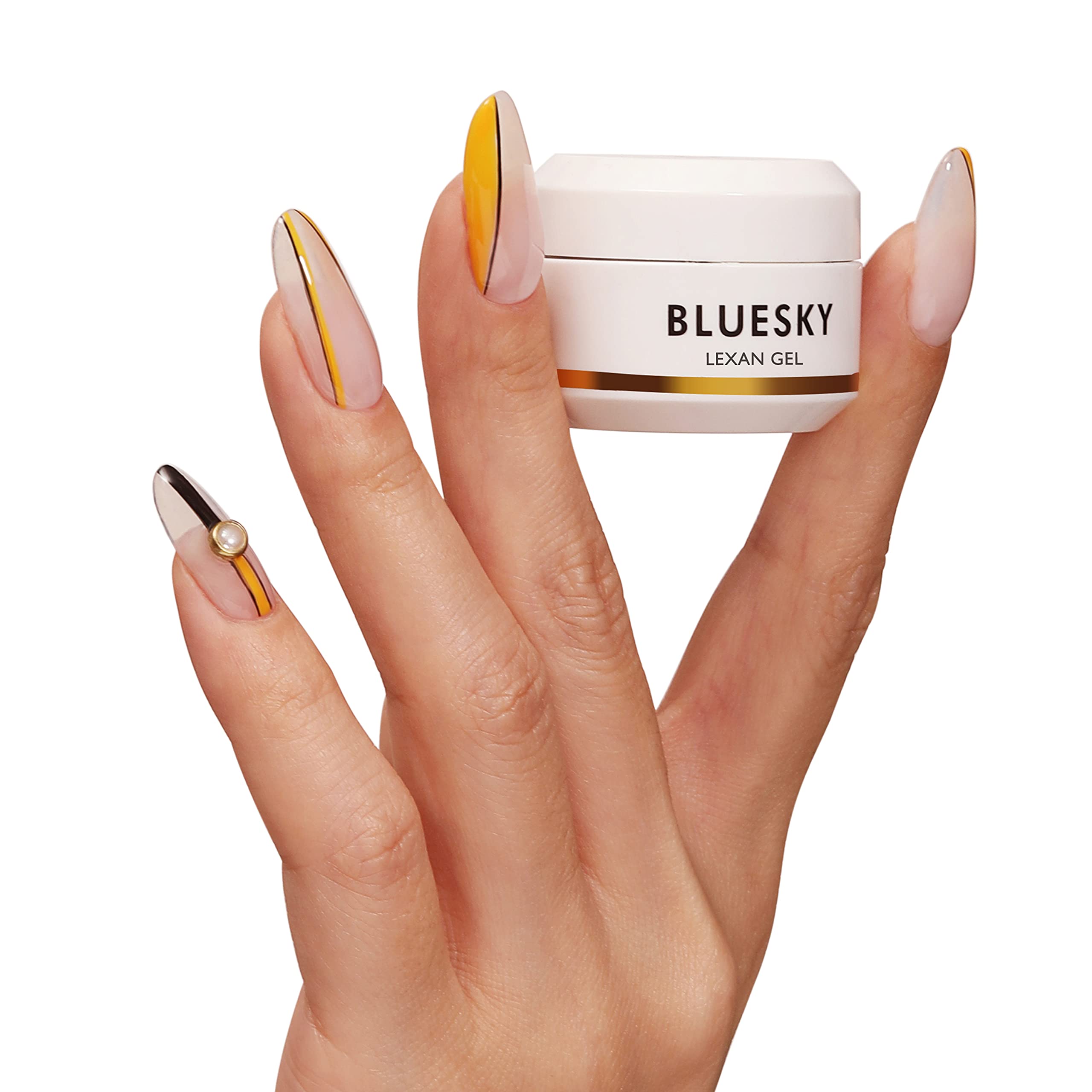 BLUESKY 15g Clear UV/LED Builder Gel for Nail Extensions - Long-Lasting Chip-Resistant Nail Strengthening Gel for French Manicure & 3D Nail Art | Professional Salon & DIY Nail Kit | Perfect Gift for Beauty Lovers | Ideal for Home Manicures, Wedding Nails, Bridal Parties, Holiday Events, Professional Salon Use & Everyday Wear | Great for Gel Nails, Acrylic Nails, Nail Art Designs, Nail Repair, and Nail Care Routine
