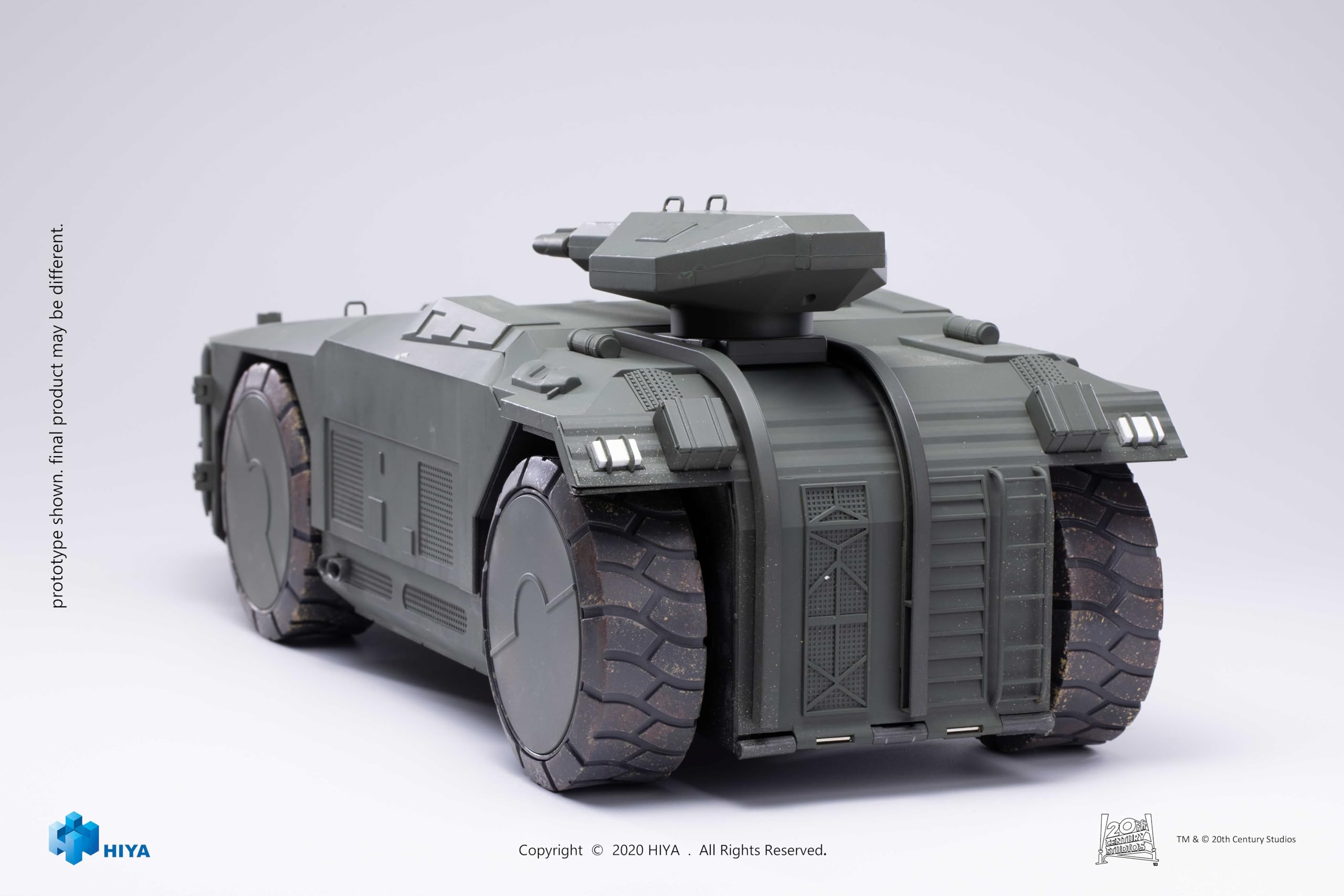 Hiya Toys Exquisite Mini Series 1/18 Scale 5 Inch Aliens Armored Personnel Carrier - Green Version Collectible Vehicle with Action Figures | Perfect for Sci-Fi Displays, Diorama Building & Action Figure Photography